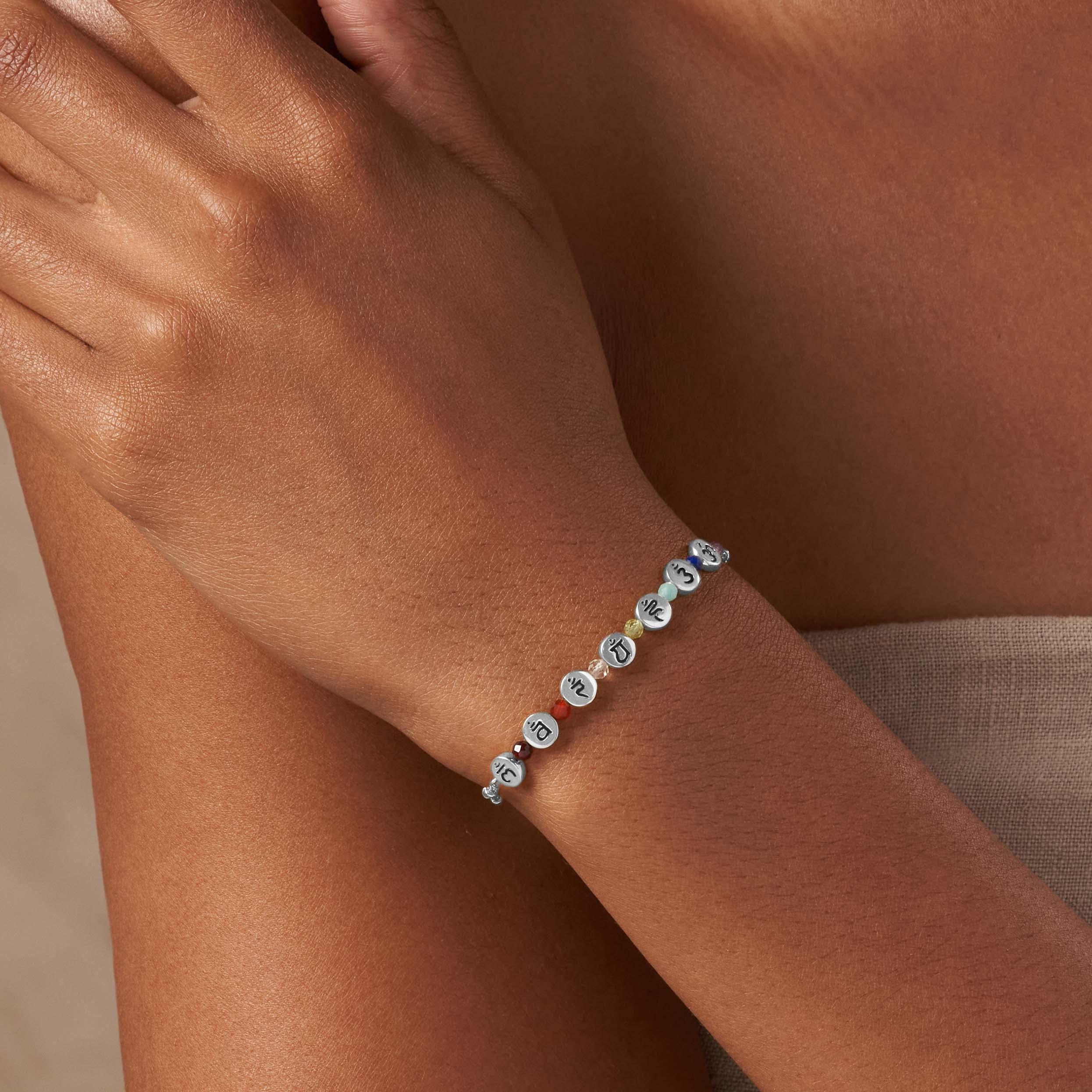 Activated Potential Chakra Silver Chain Bracelet - Image 2