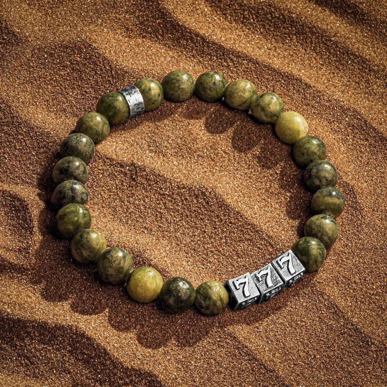 Alluring Dream Olive Jade Vegas Bracelet