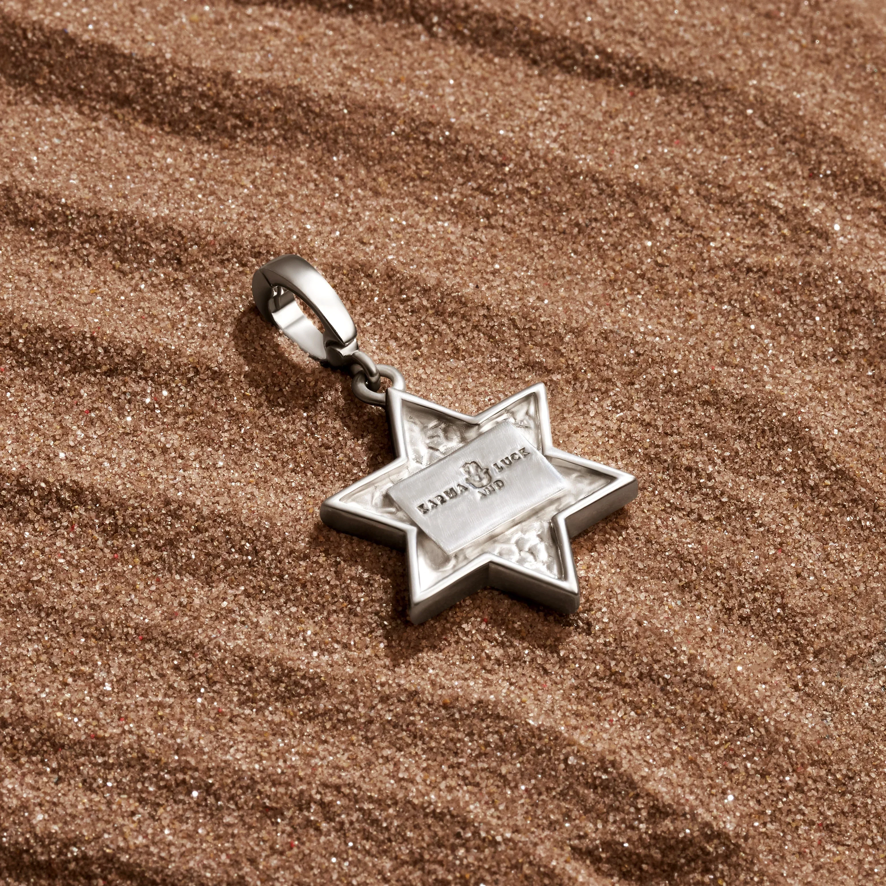 Ancestral Protector Tiger’s Eye Star of David Charm - Image 3