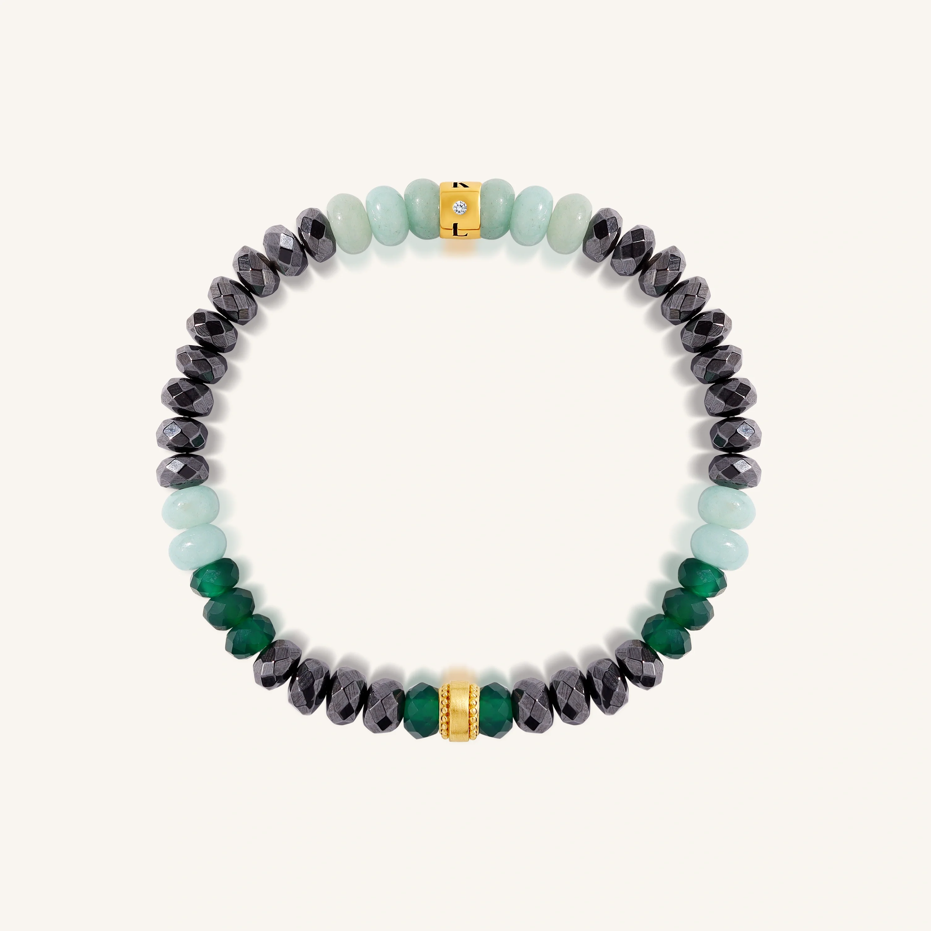 Aurora Essence Stretch Gemstone Bracelet