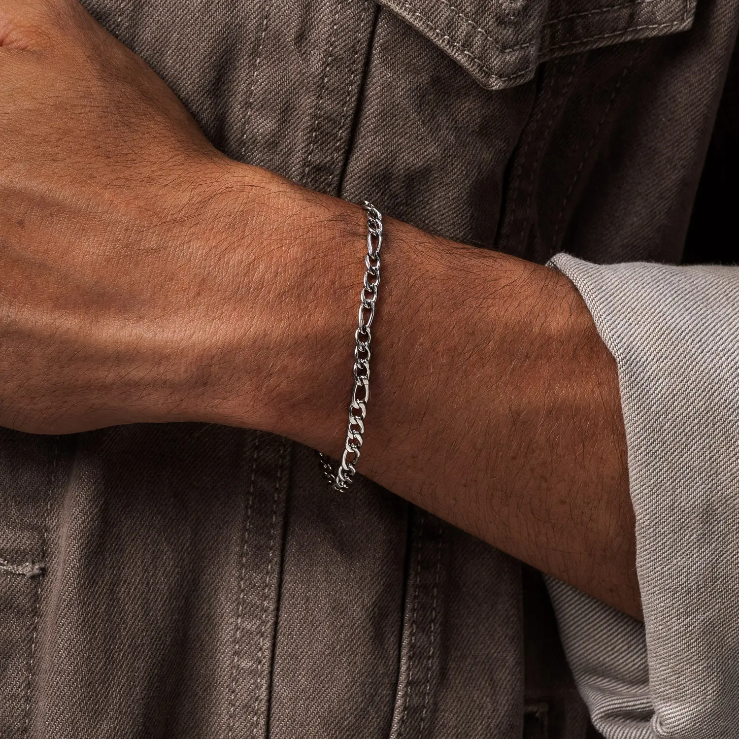 Balance & Boldness Stainless Steel Chain Bracelet - Image 2