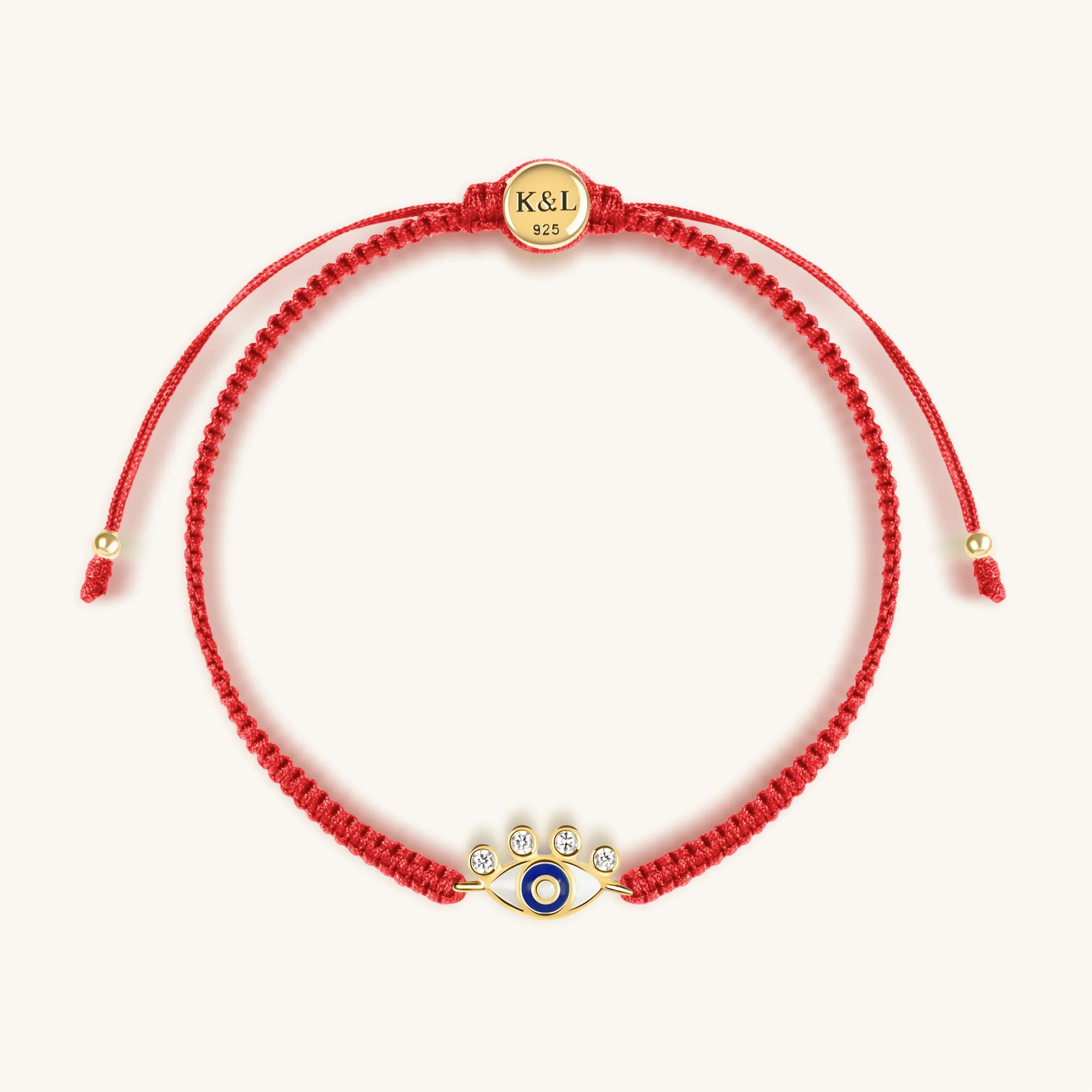 Balanced Outlook Red String Evil Eye Charm Bracelet
