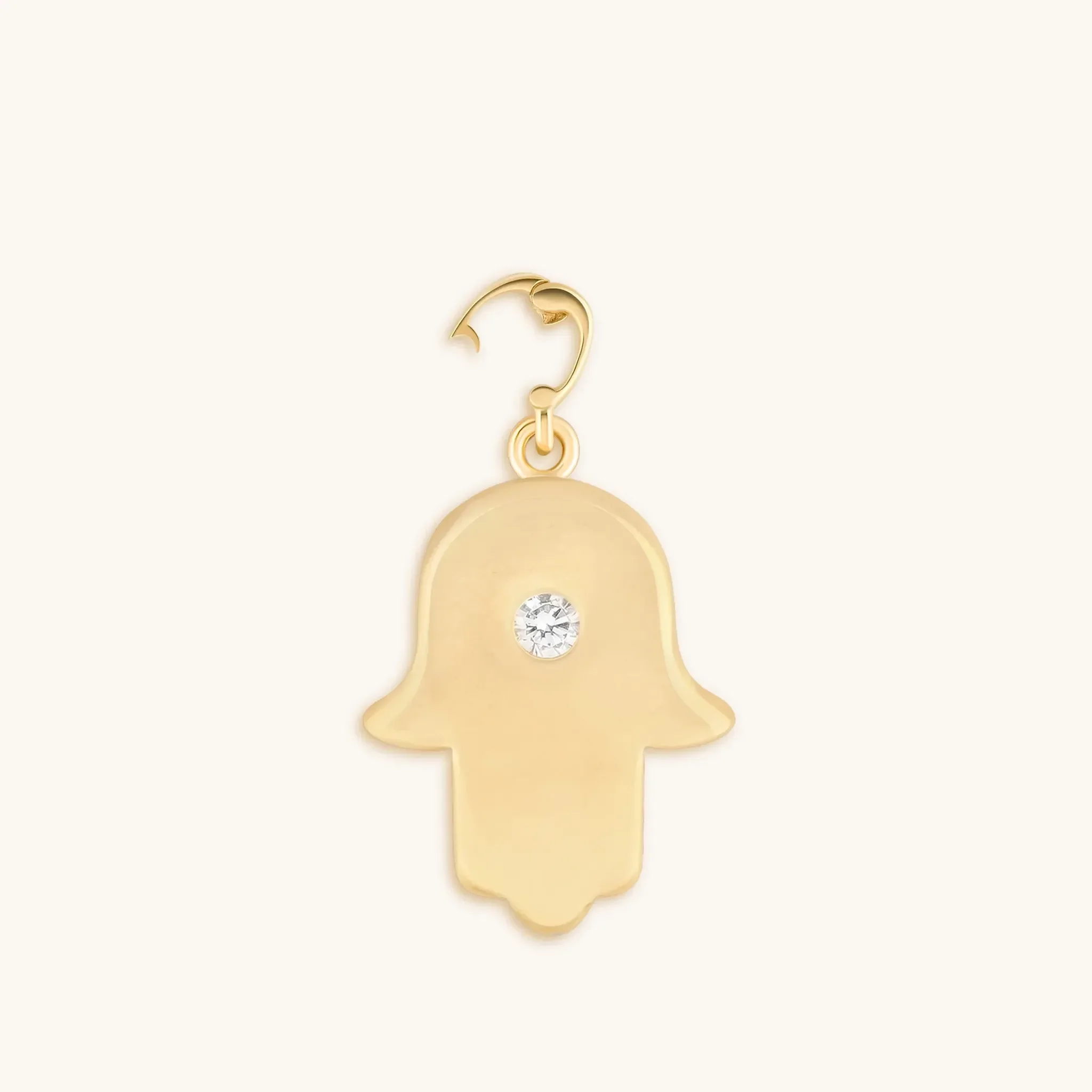 Blessed Protection Gold Hamsa Charm - Image 3