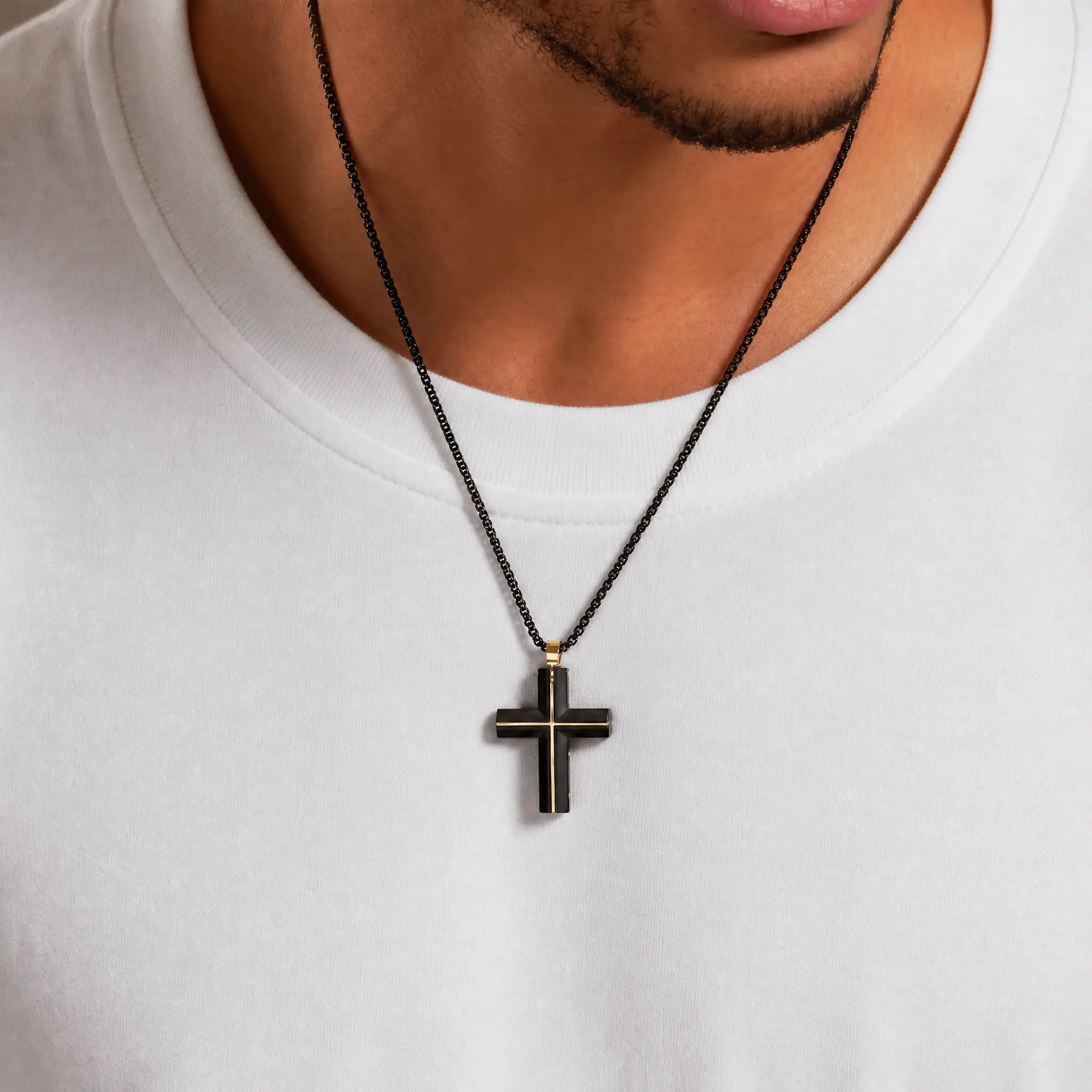 Blissful Empowerment Cross Necklace - Image 2