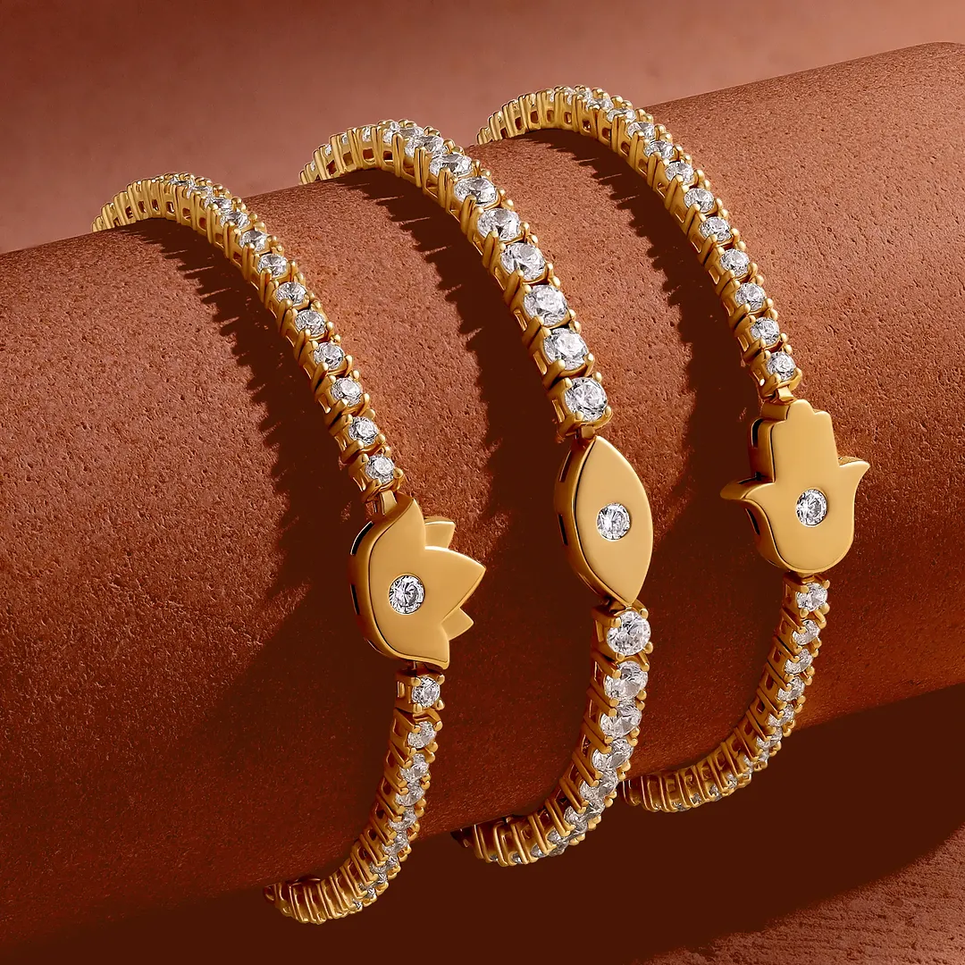 Hopeful Abundance Evil Eye Tennis Bracelet - Image 4