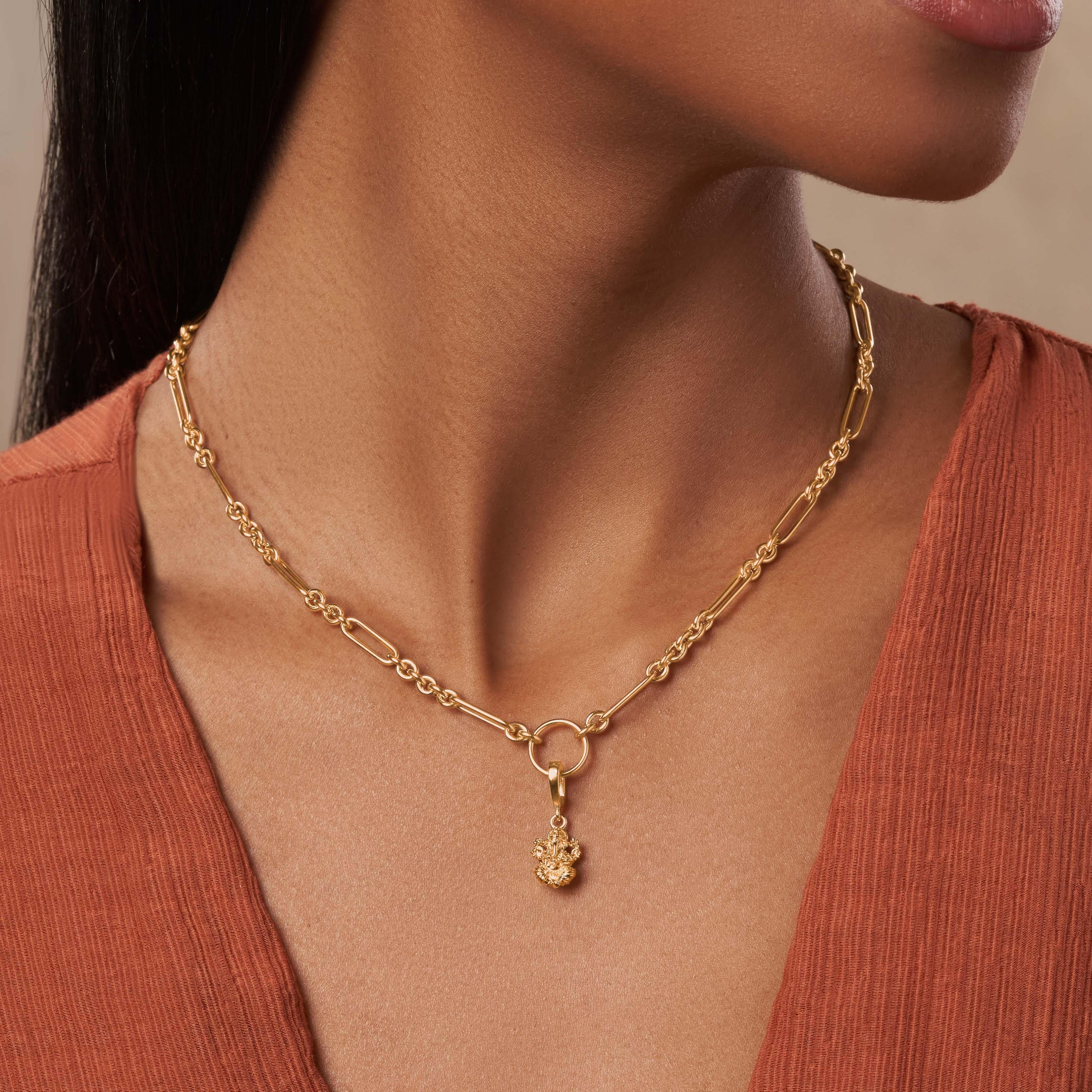 Graceful Confidence Gold Ganesha Charm - Image 2
