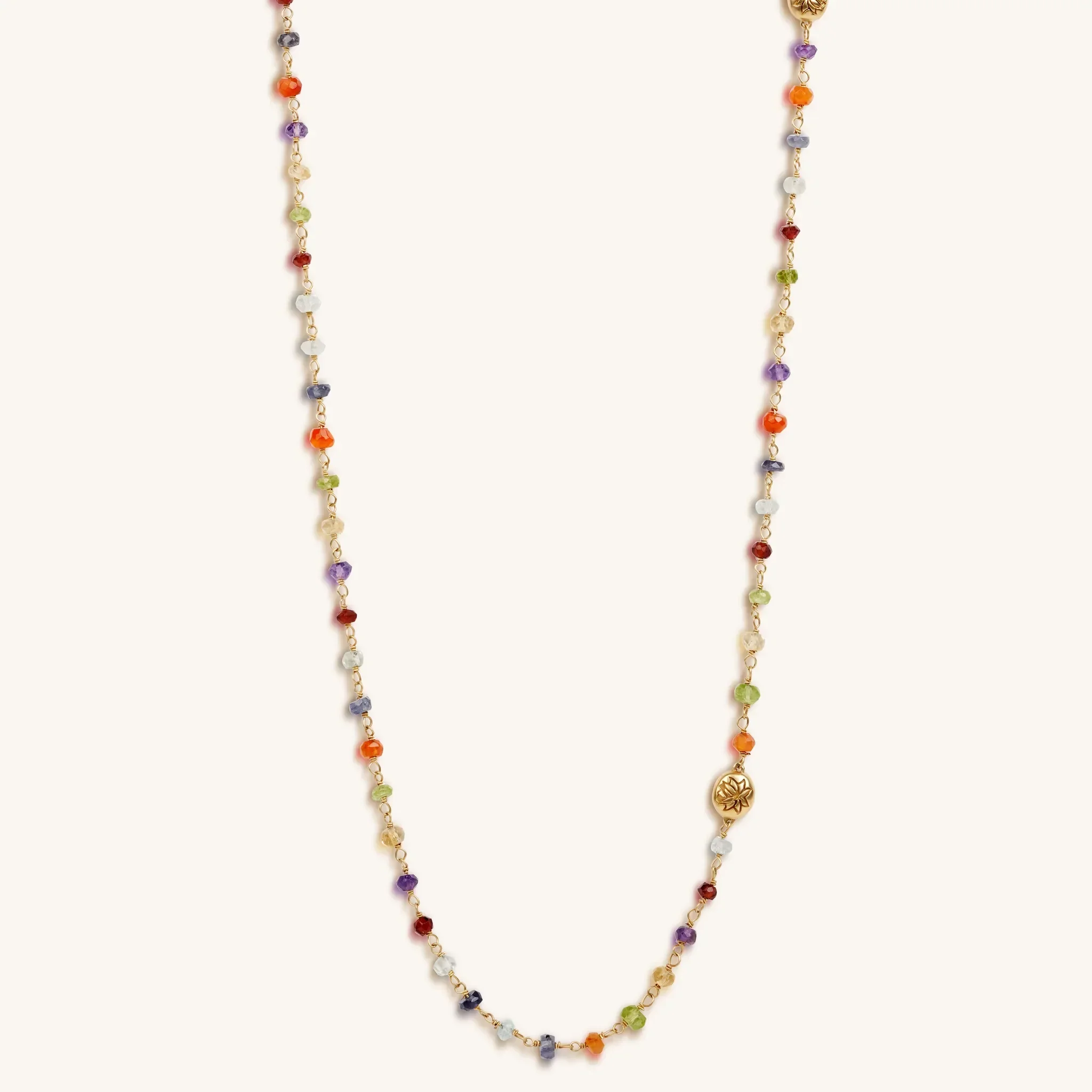 Budding Life Lotus Multi Stone Chakra Wrap - Image 3