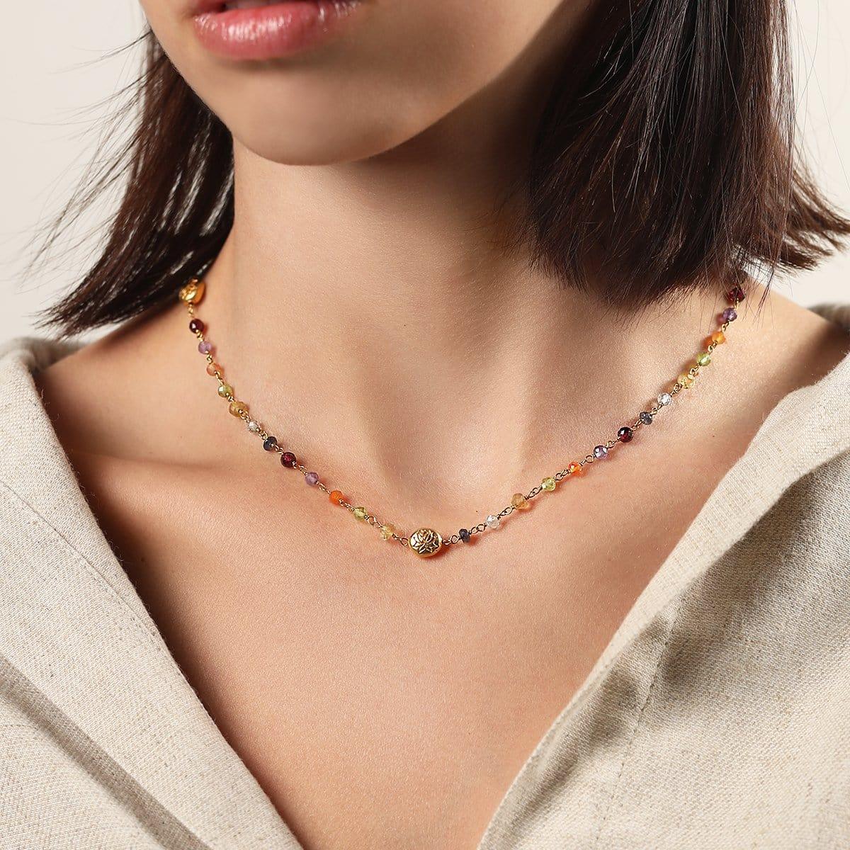 Budding Life Lotus Multi Stone Chakra Wrap - Image 4