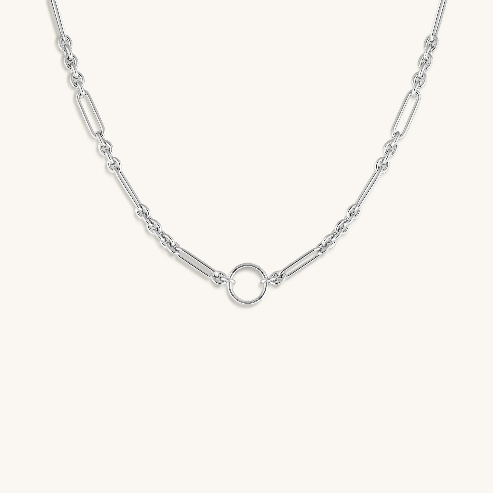 Celestial Ties Silver Necklace