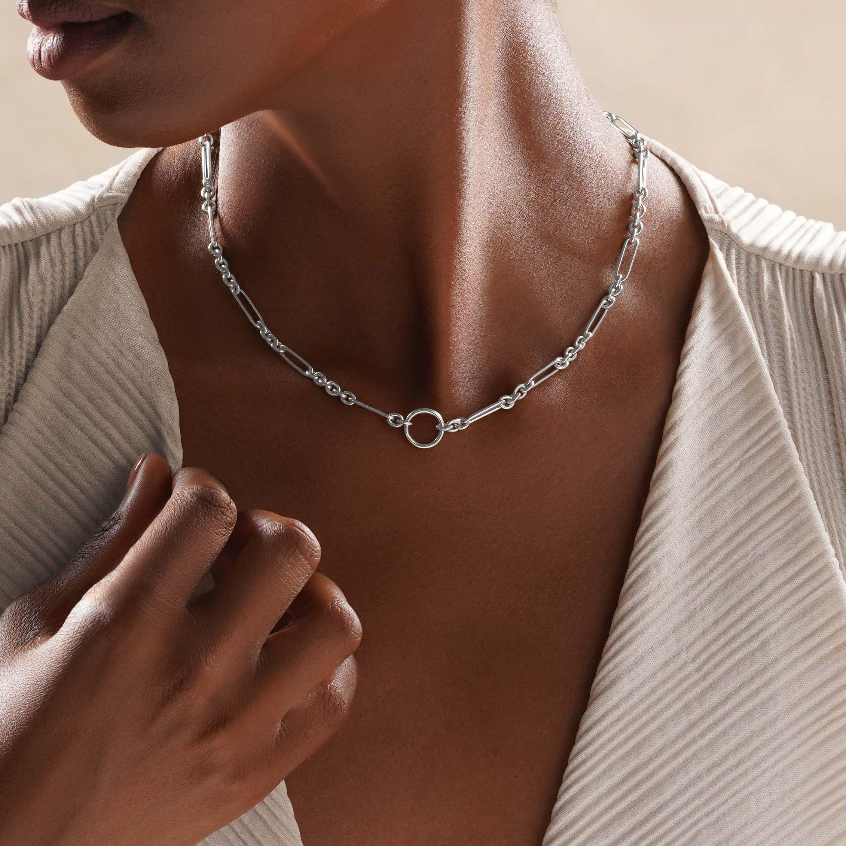 Celestial Ties Silver Necklace - Image 4