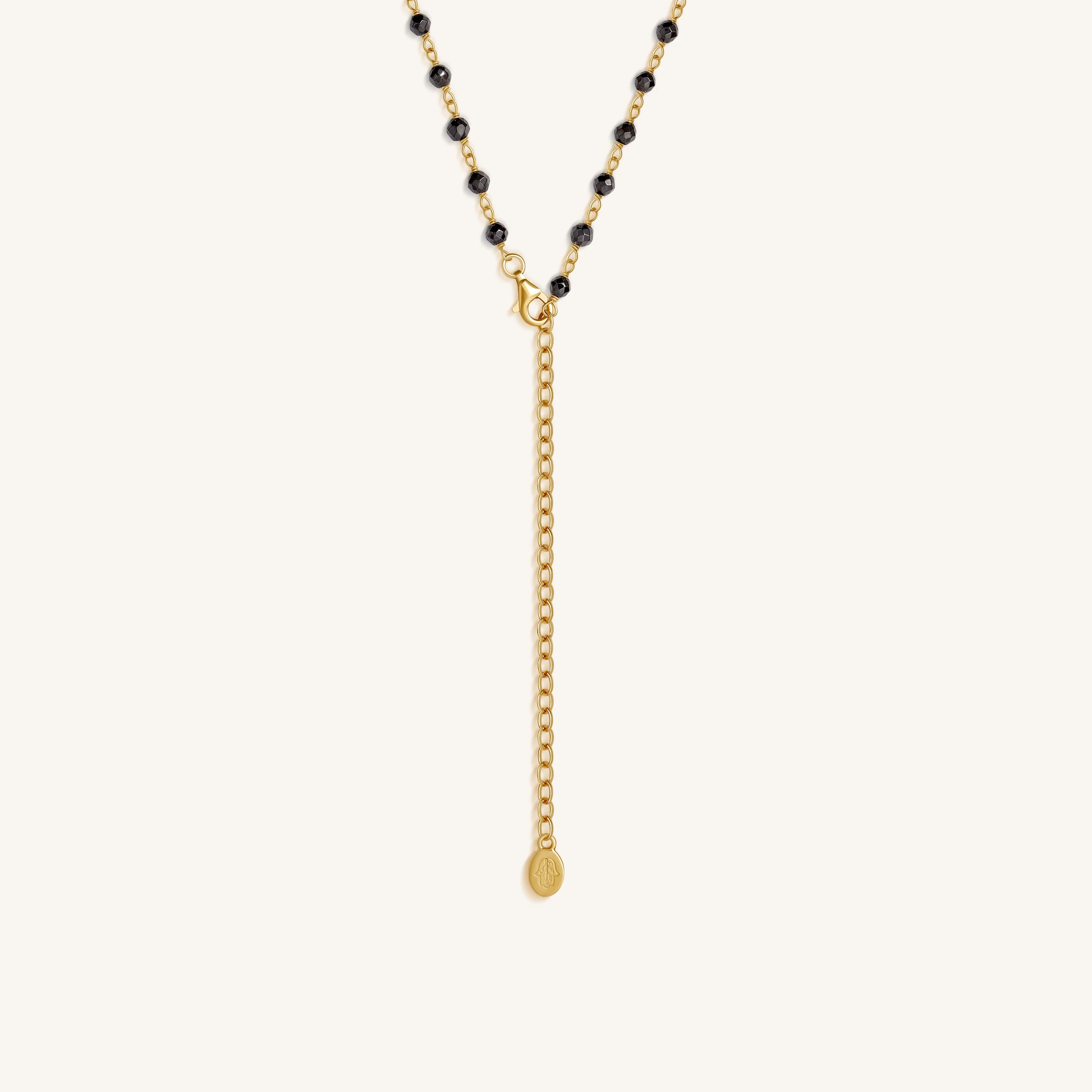 Celestial Ward Aquamarine & Hematite Necklace - Image 5