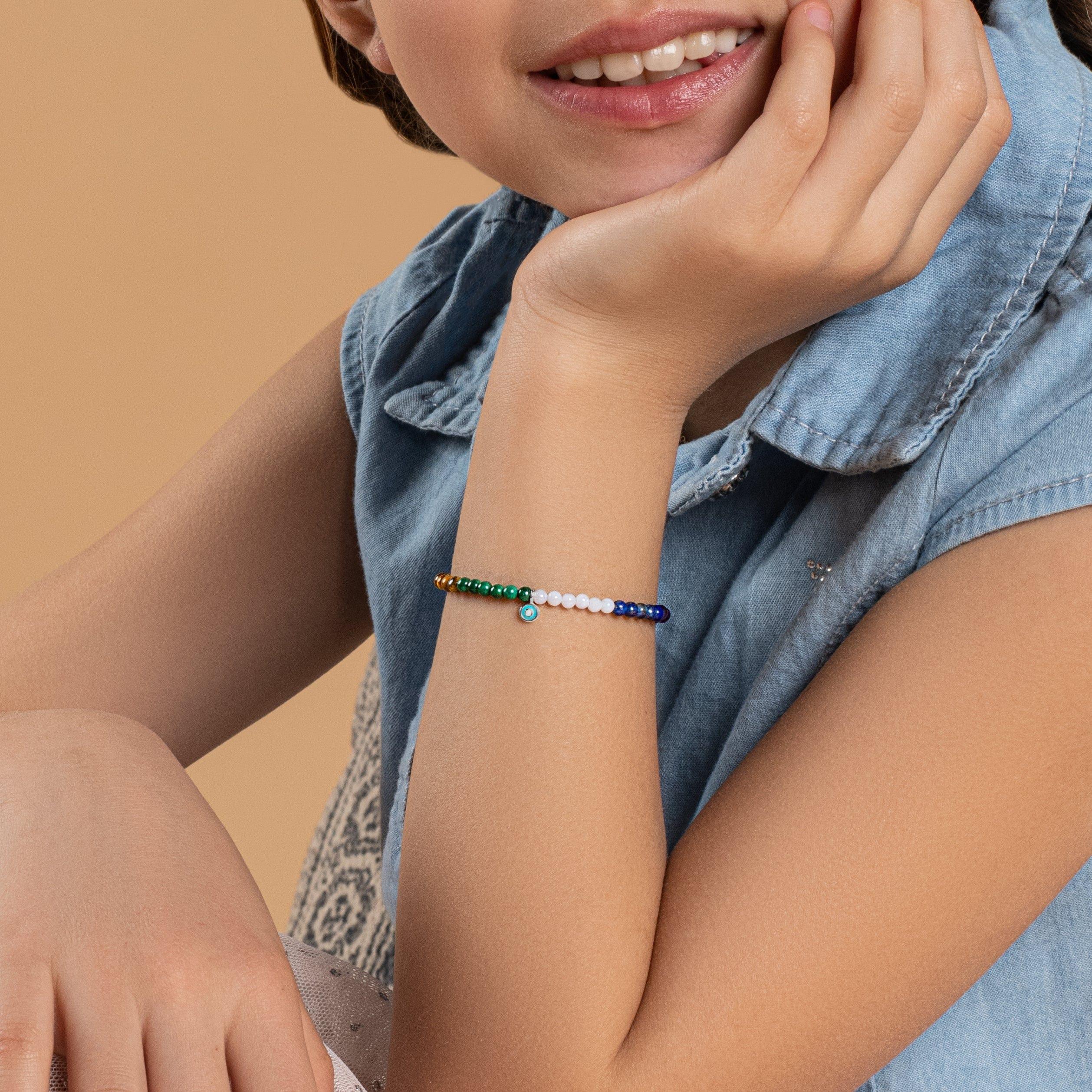 Cheerful Protection - Evil Eye Bracelet Baby Size - Image 2