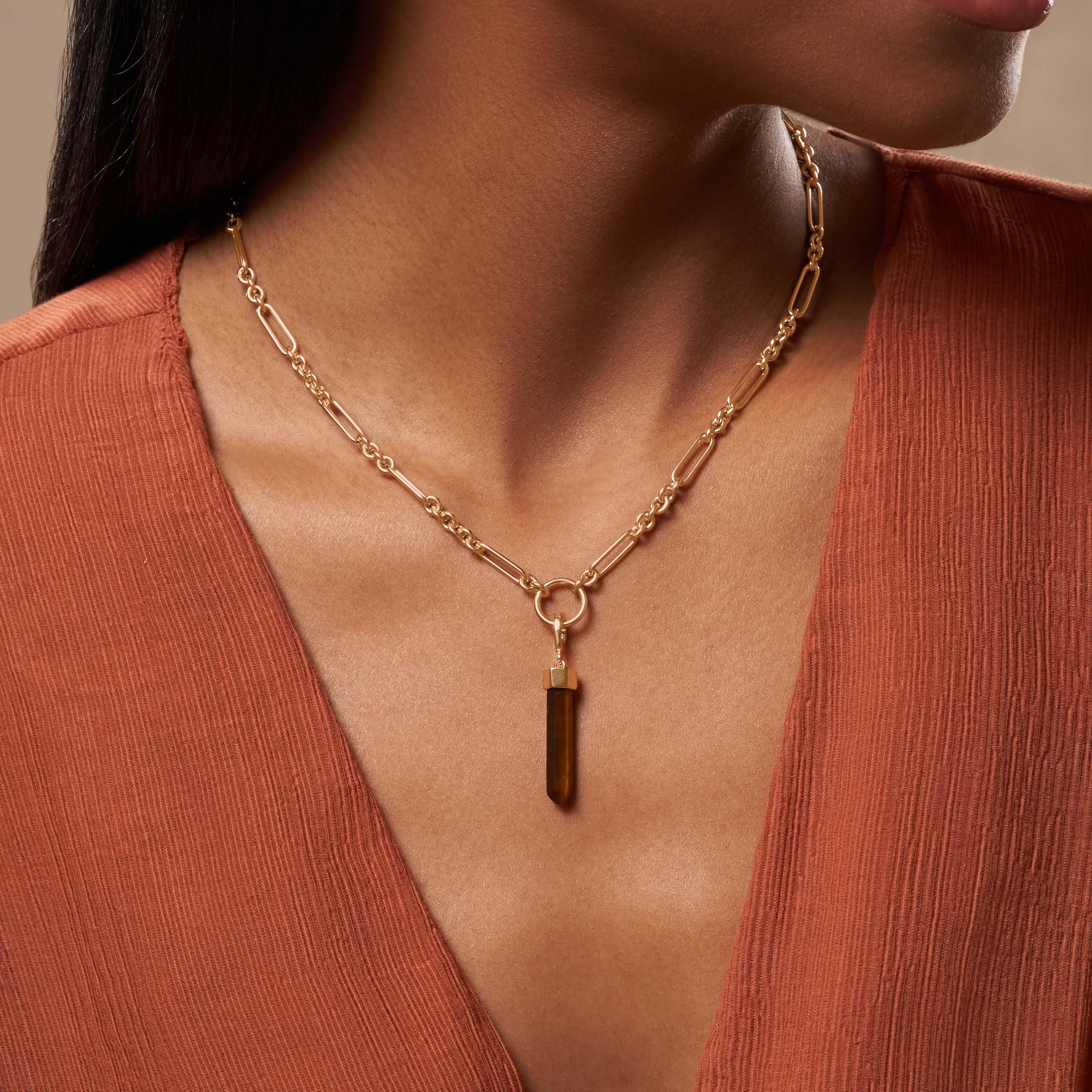 Confidence Seeker - Tigerās Eye Pointer Charm - Image 2