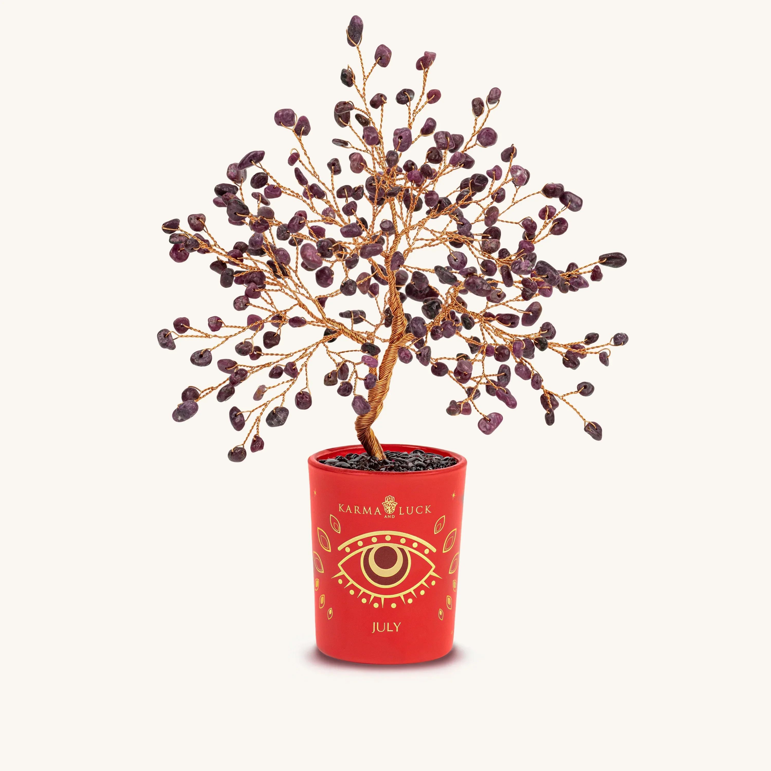Courageous Heart Ruby July Birthday Tree