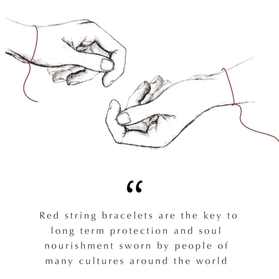Devoted to Love Evil Eye Heart Charm Red String Bracelet - Image 3