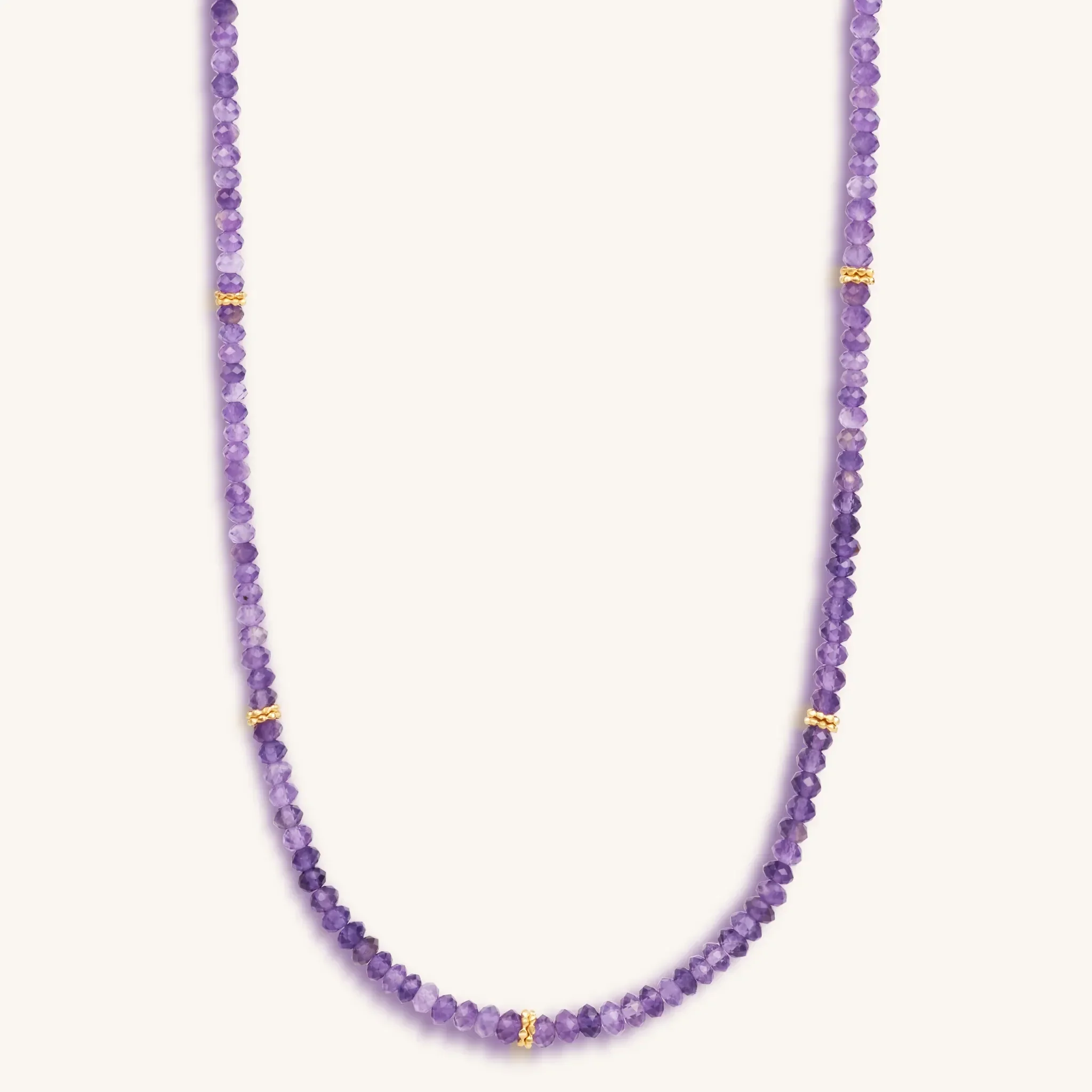 Divine Balance Amethyst Hamsa Wrap Bracelet - Image 4