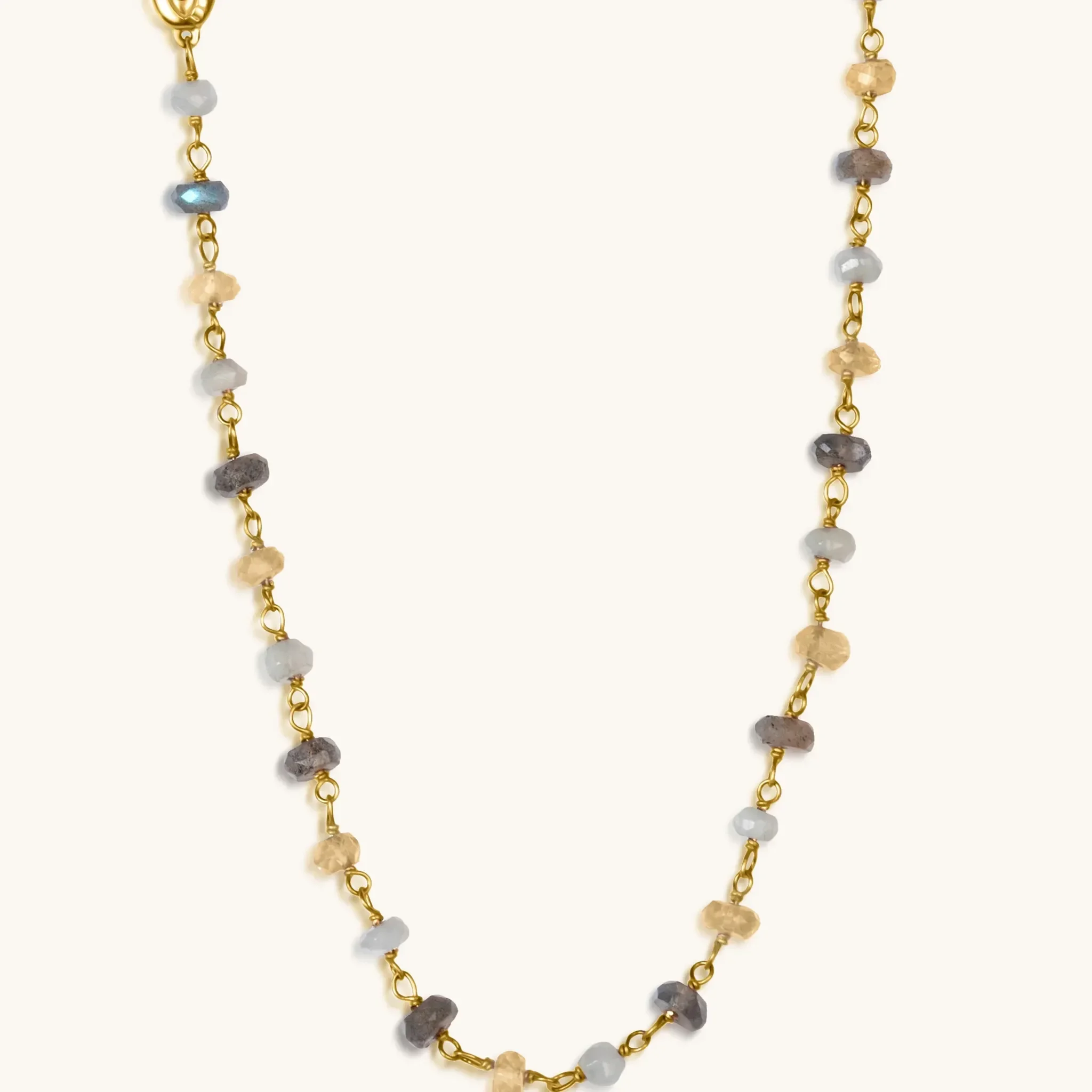 Divine Happiness Citrine Labradorite Moonstone Wrap - Image 4