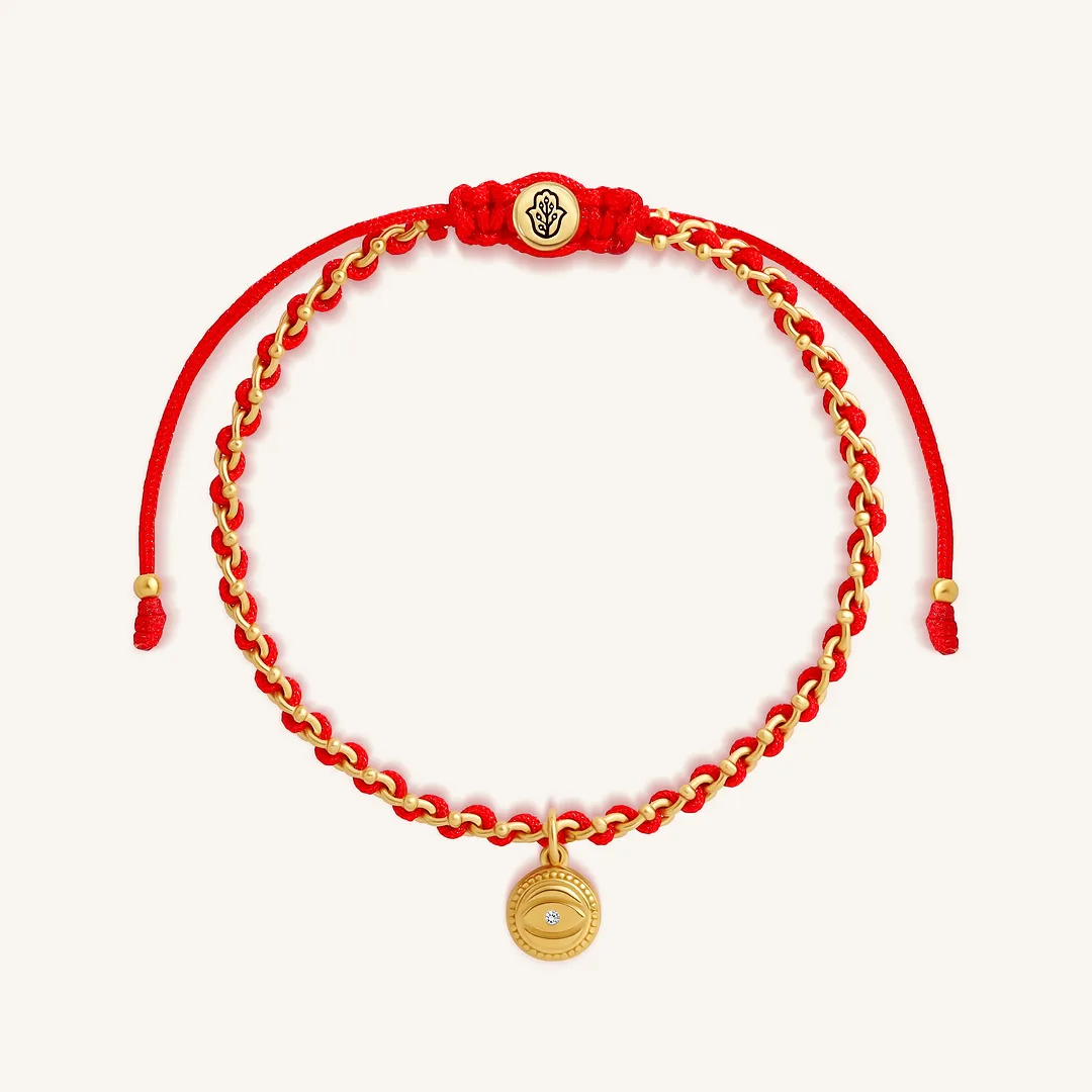 Divine Shield Red String Evil Eye Bracelet