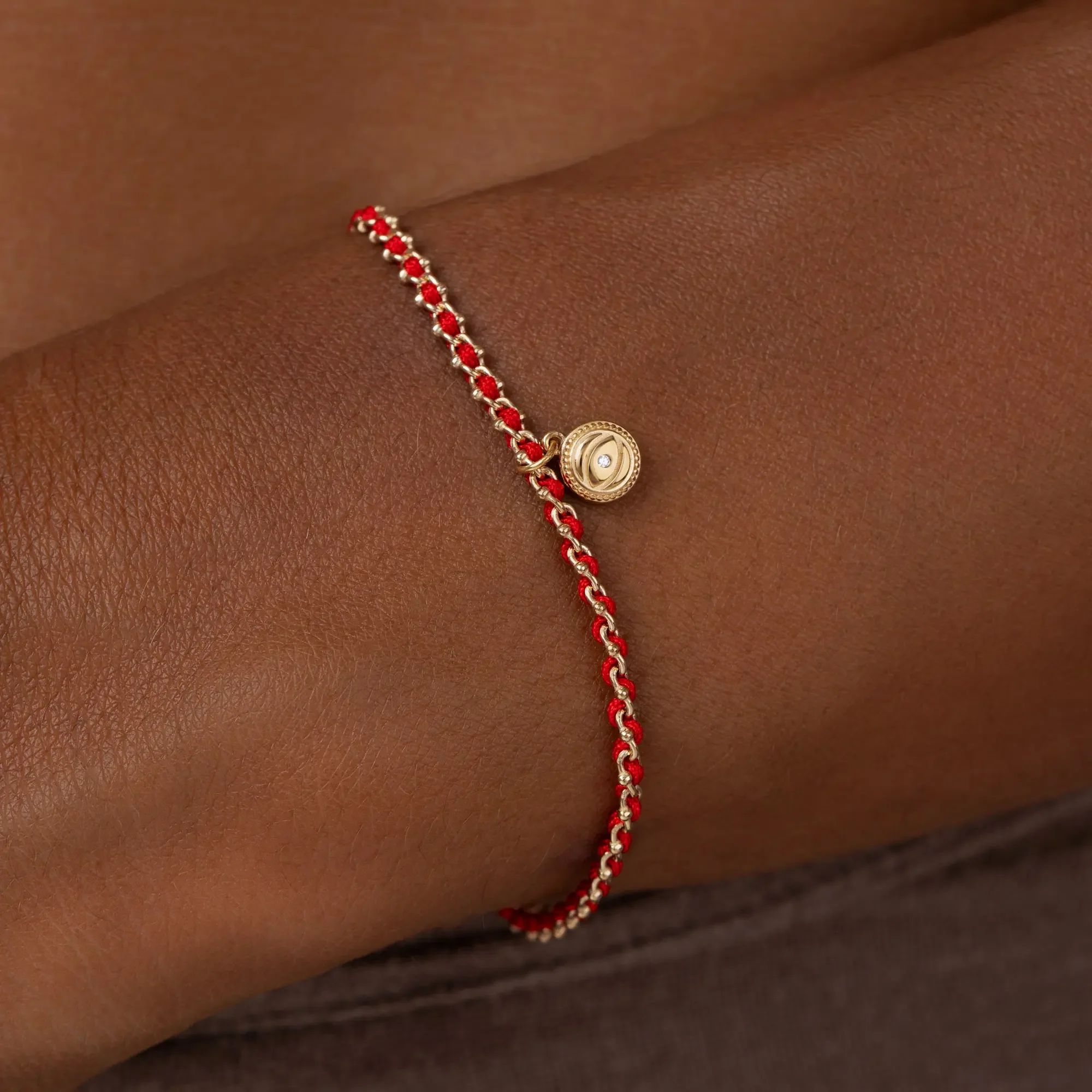 Divine Shield Red String Evil Eye Bracelet - Image 2