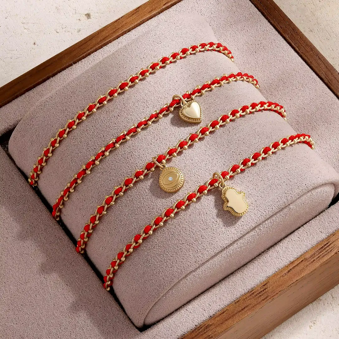 Divine Shield Red String Evil Eye Bracelet - Image 3
