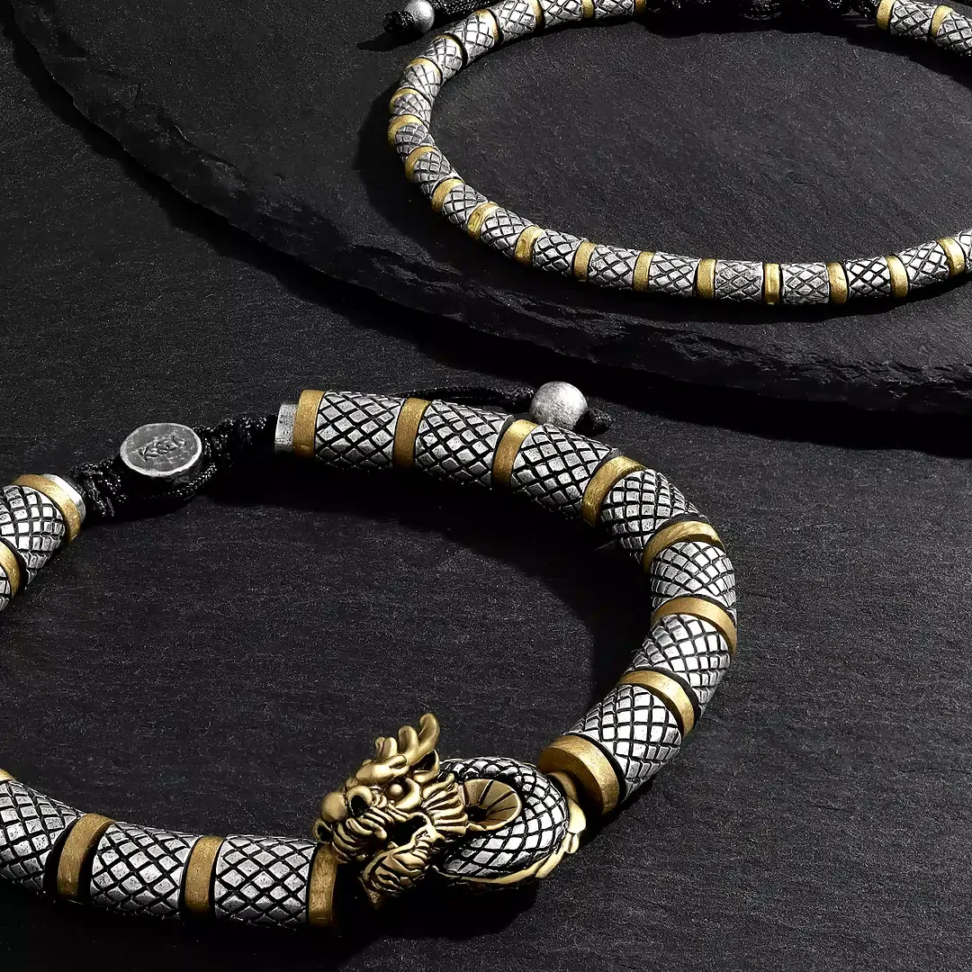 Dragon’s Resolve Macrame Bracelet - Image 3