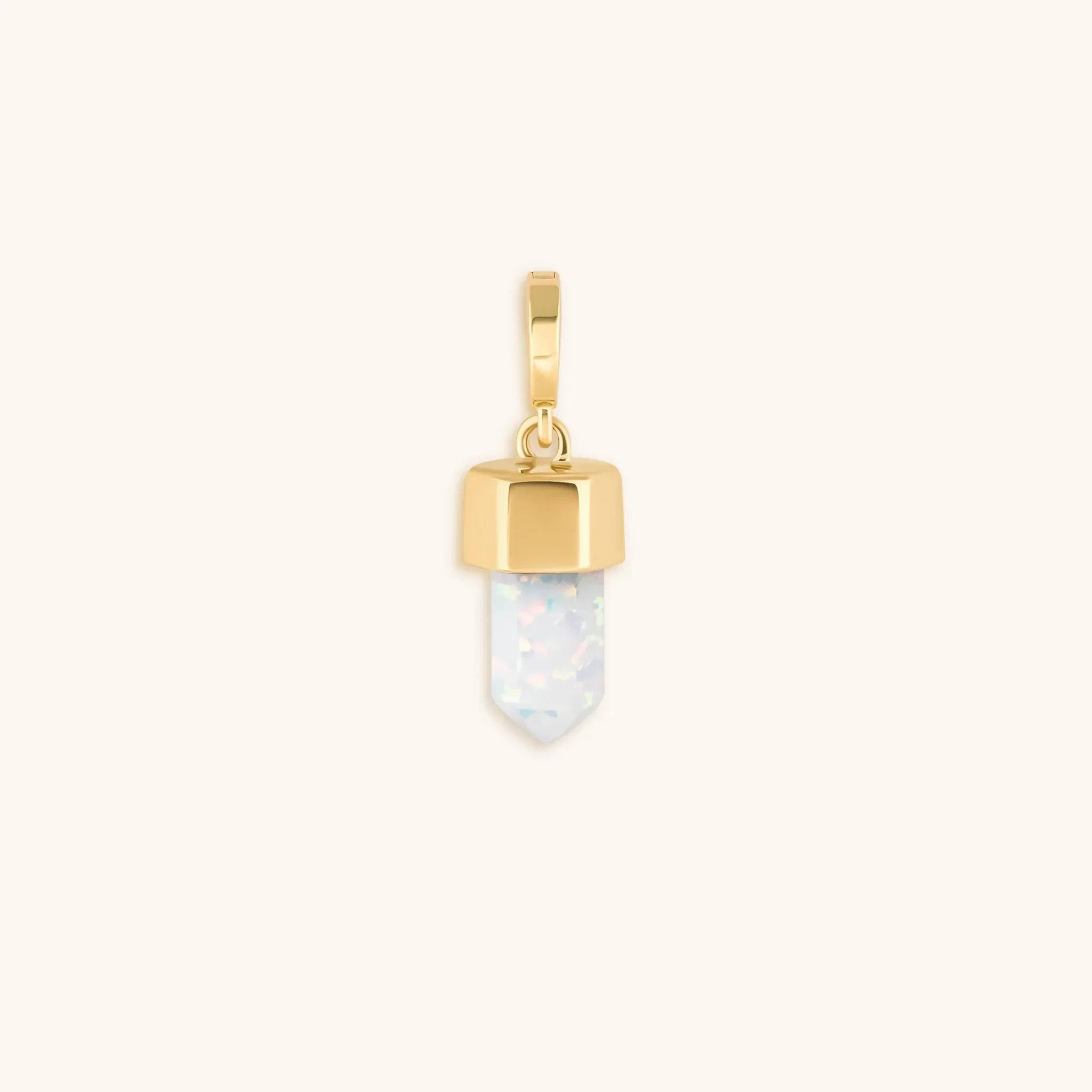 Dream Seeker White Opal Pointer Charm