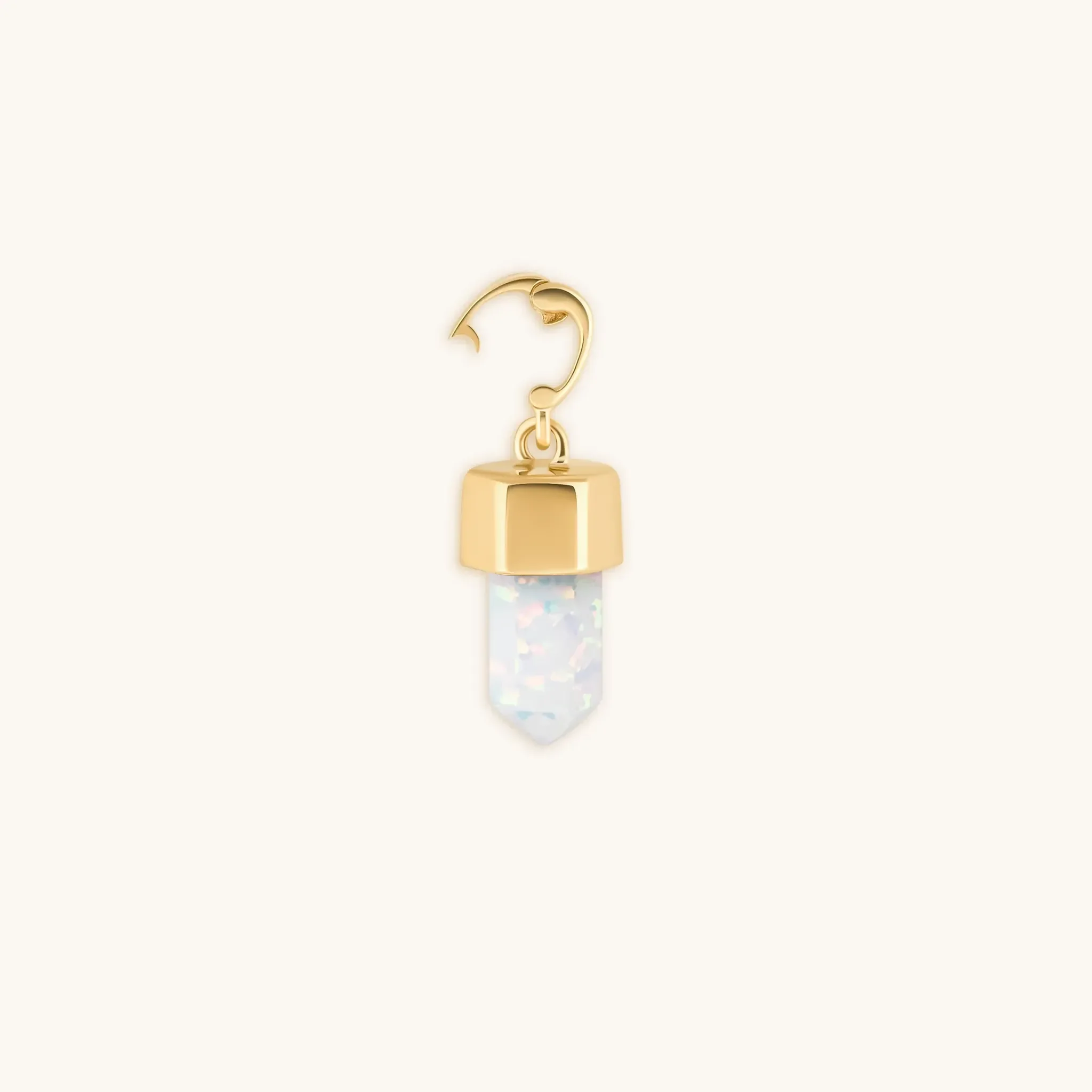 Dream Seeker White Opal Pointer Charm - Image 3