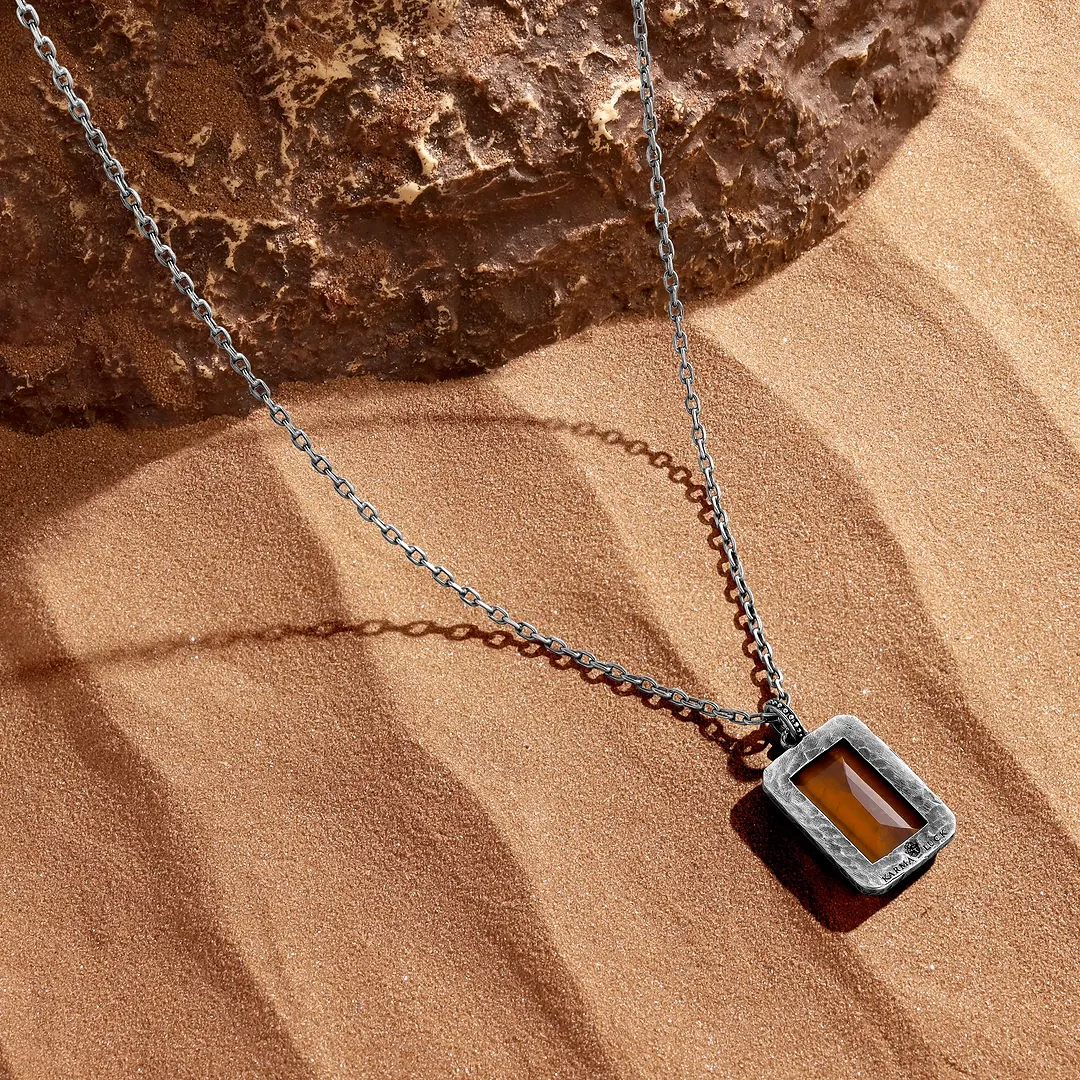 Ember Vision Tiger Eye Pendant Necklace - Image 5