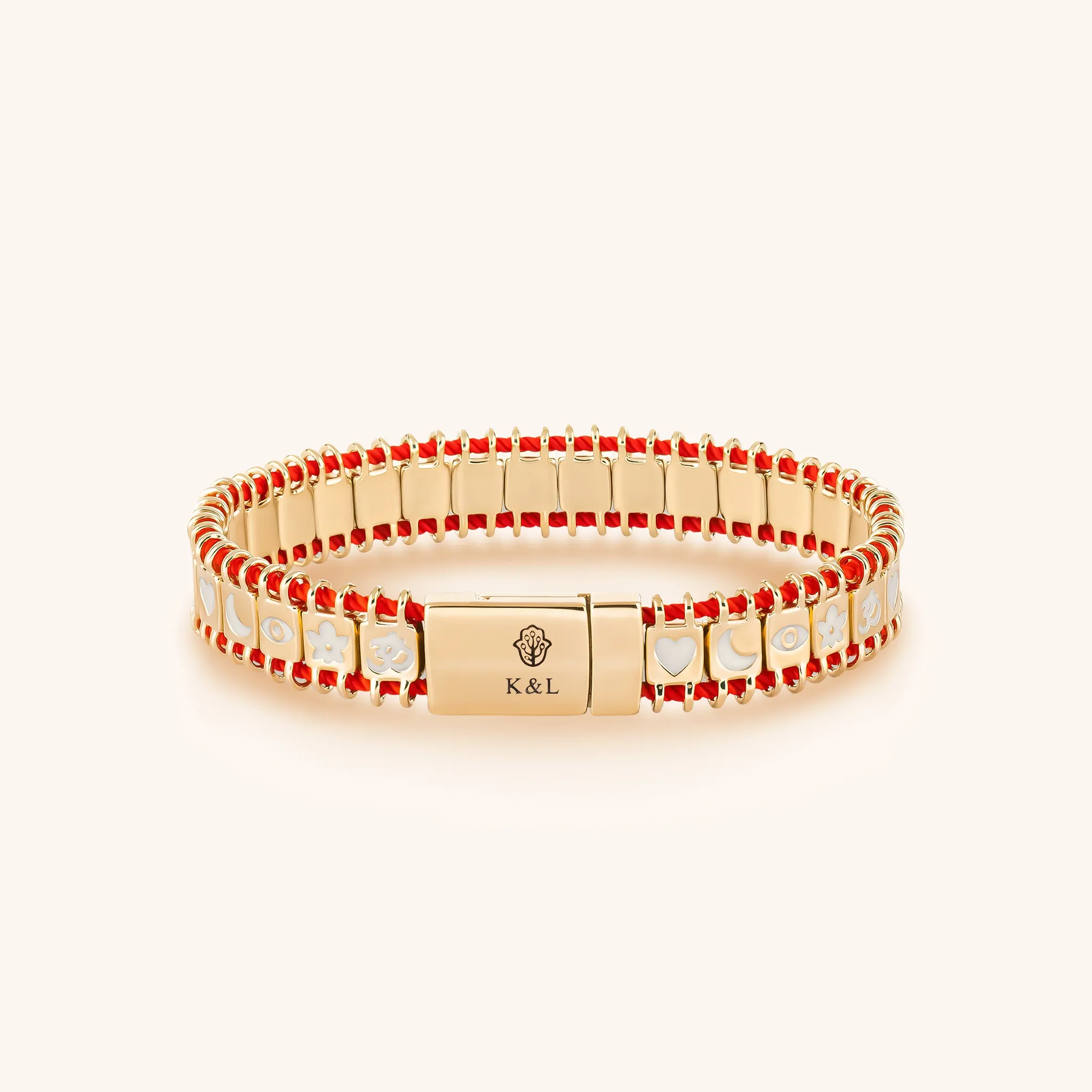 Embodied Energy Red String Tennis Bracelet - Image 3