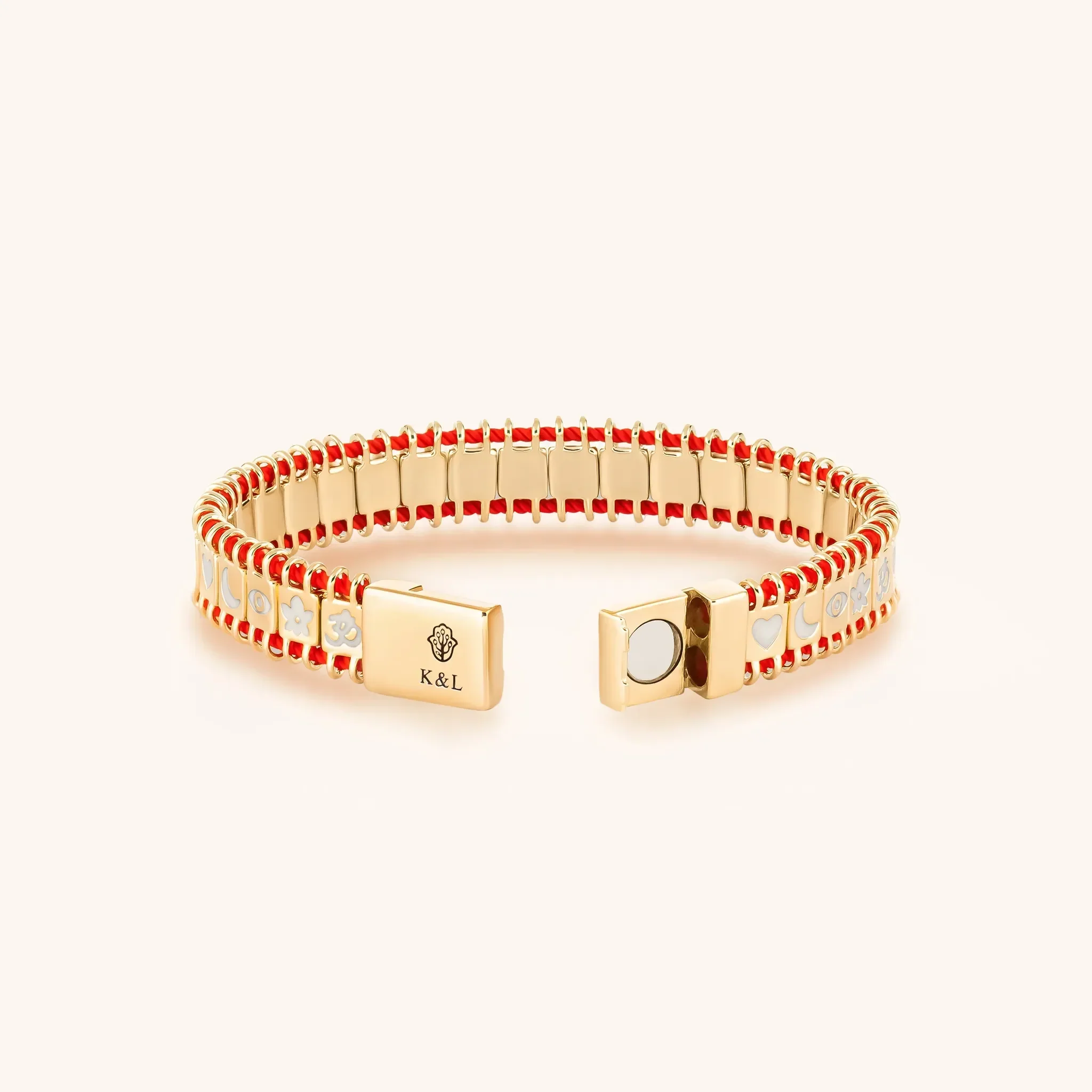 Embodied Energy Red String Tennis Bracelet - Image 4
