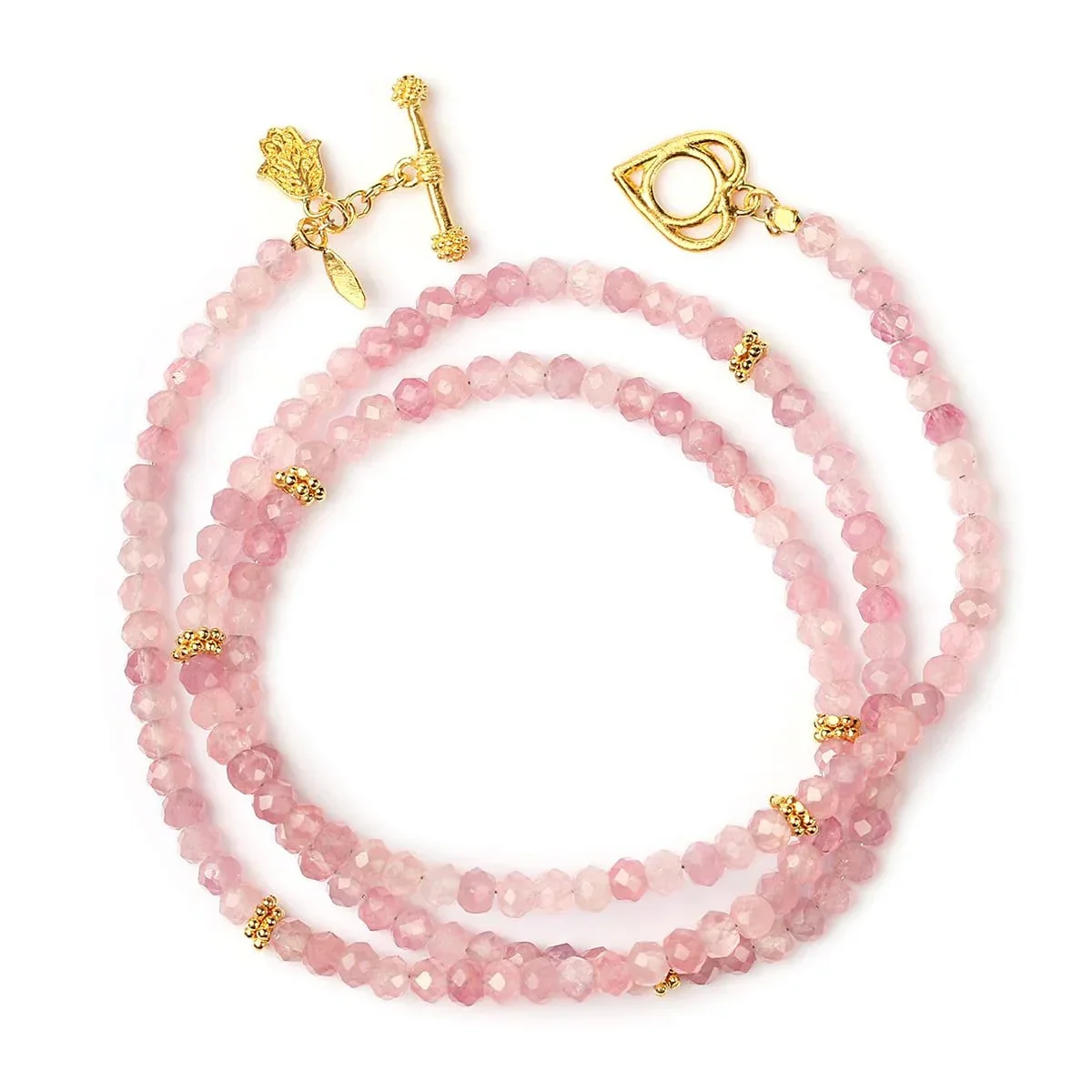 Embrace of Love Rose Quartz Heart Charm Wrap - Image 4