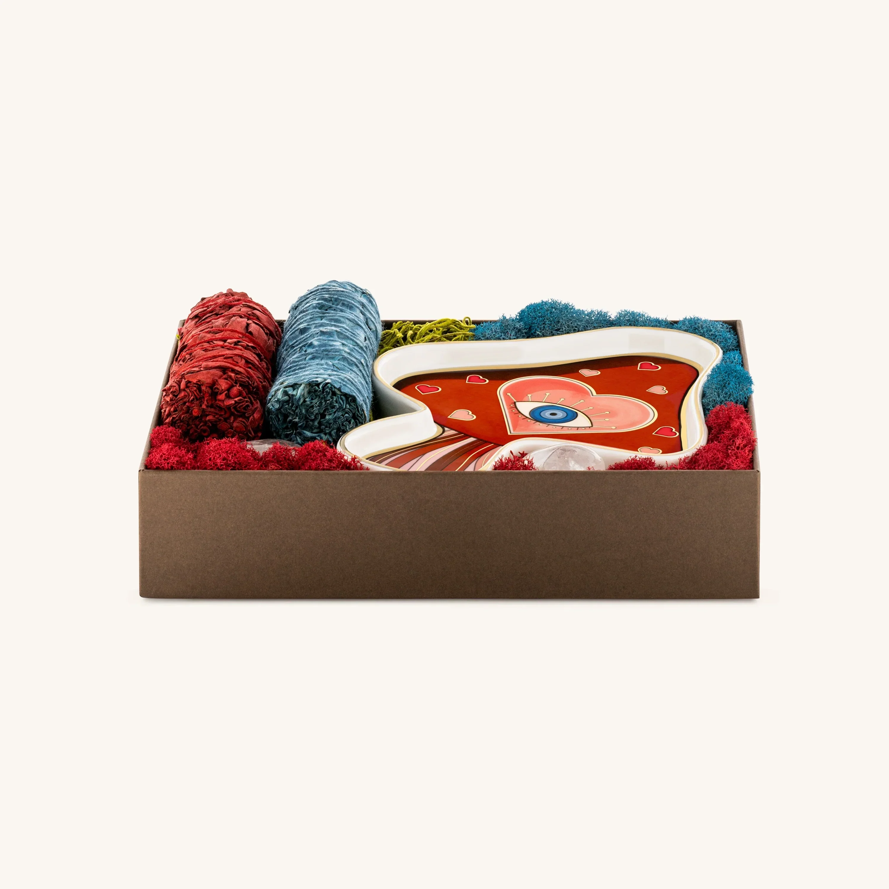 Emotional Harmony Red Mushroom Dragon’s Blood & Nag Champa Sage Box - Image 3