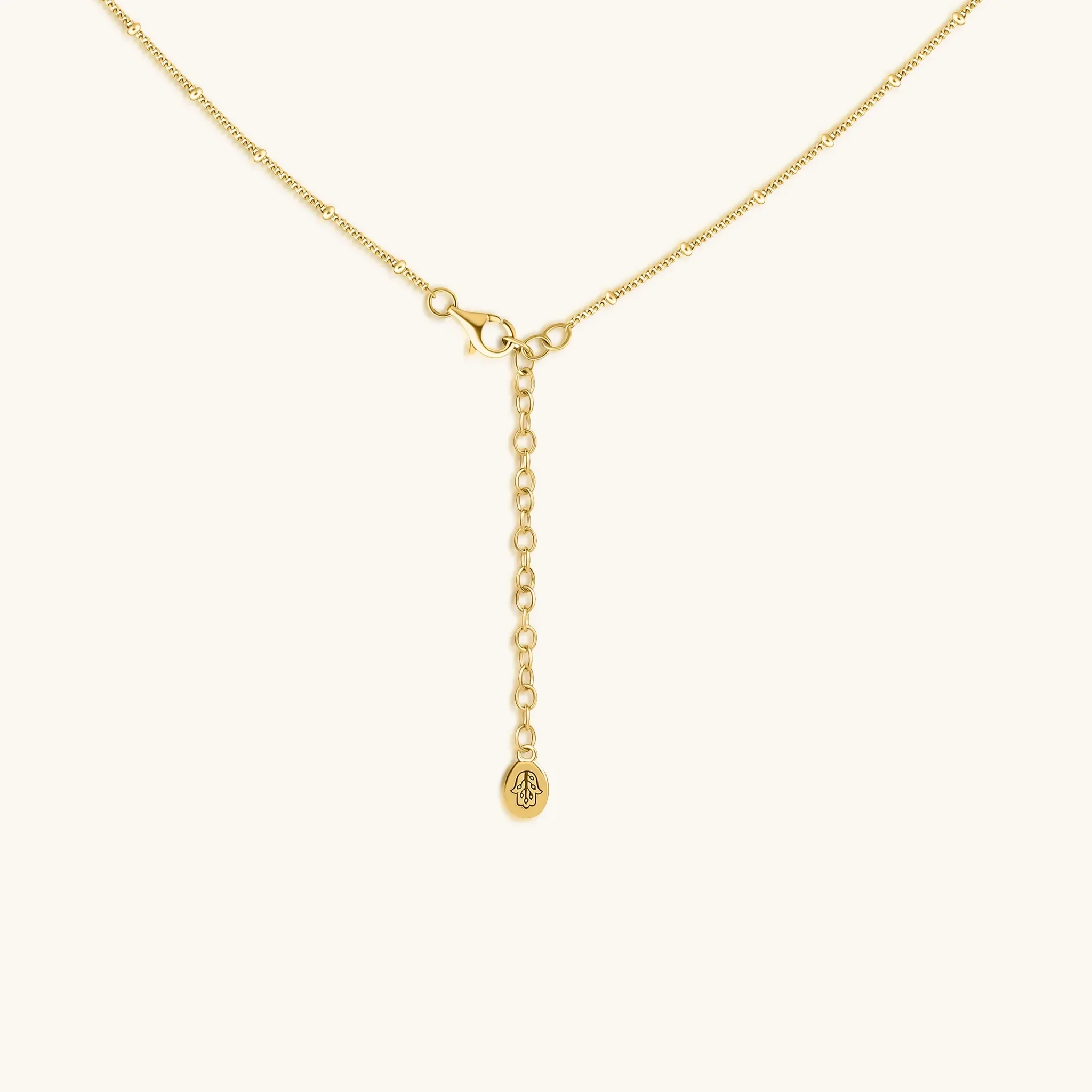 Endless Link Diamond Cut Gold Necklace - Image 3