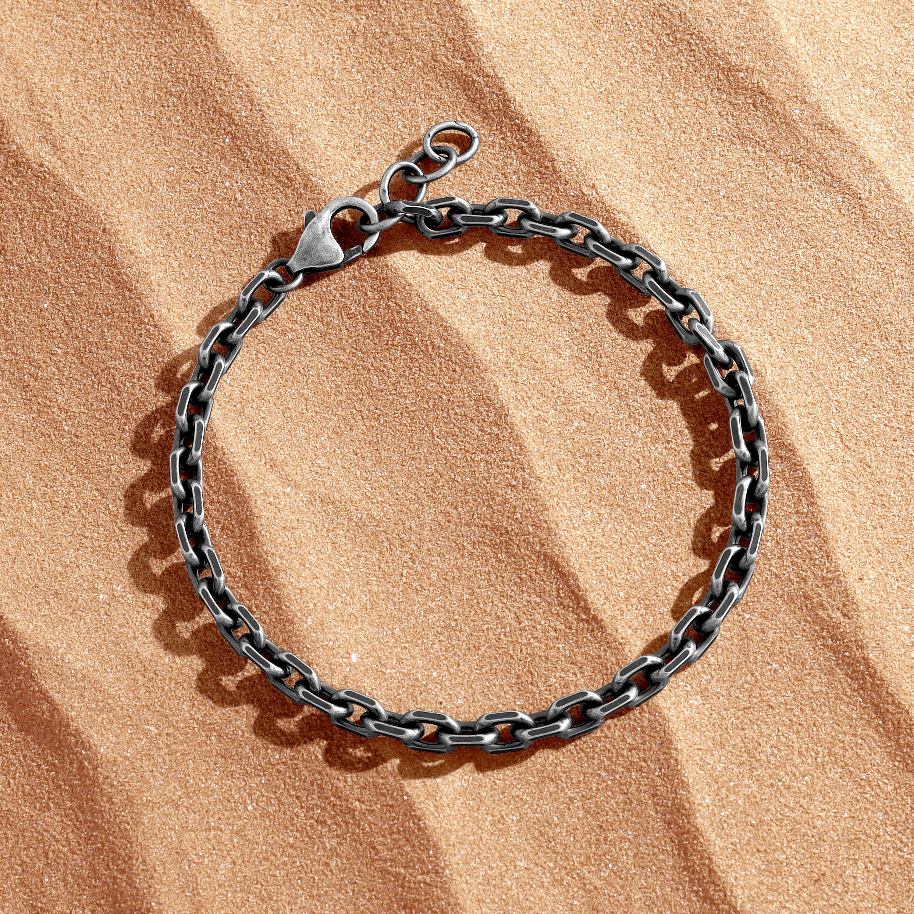 Equinox Strength Silver Chain Bracelet