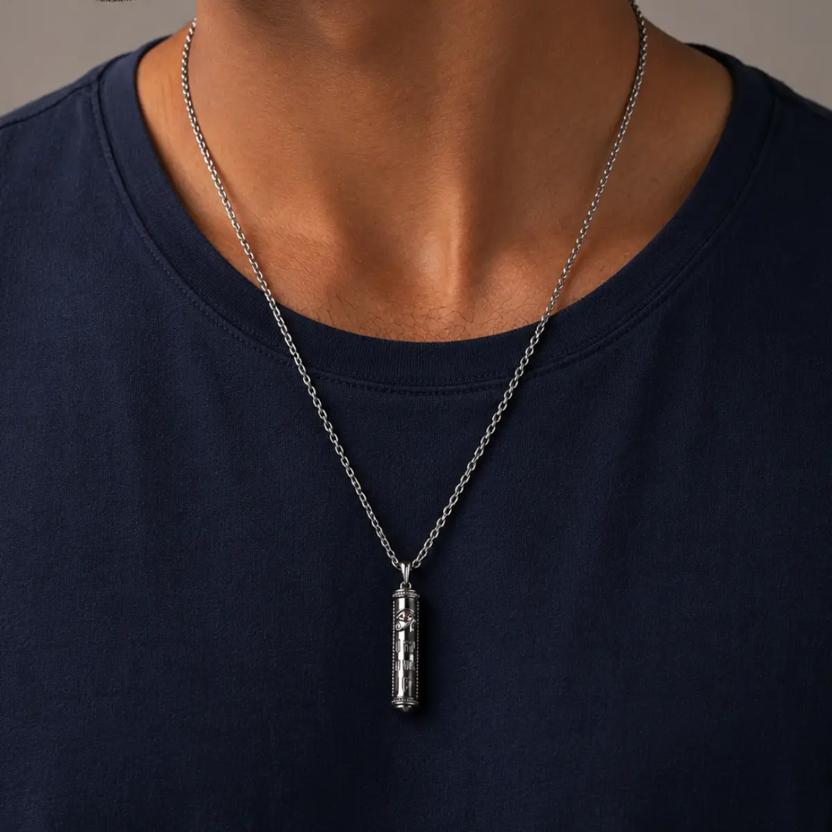 Eternal Vision Eye of Horus Sapphire Necklace - Image 2