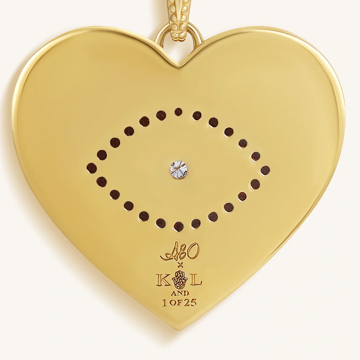 Ethereal Bloom Heart Charm Necklace - Image 3
