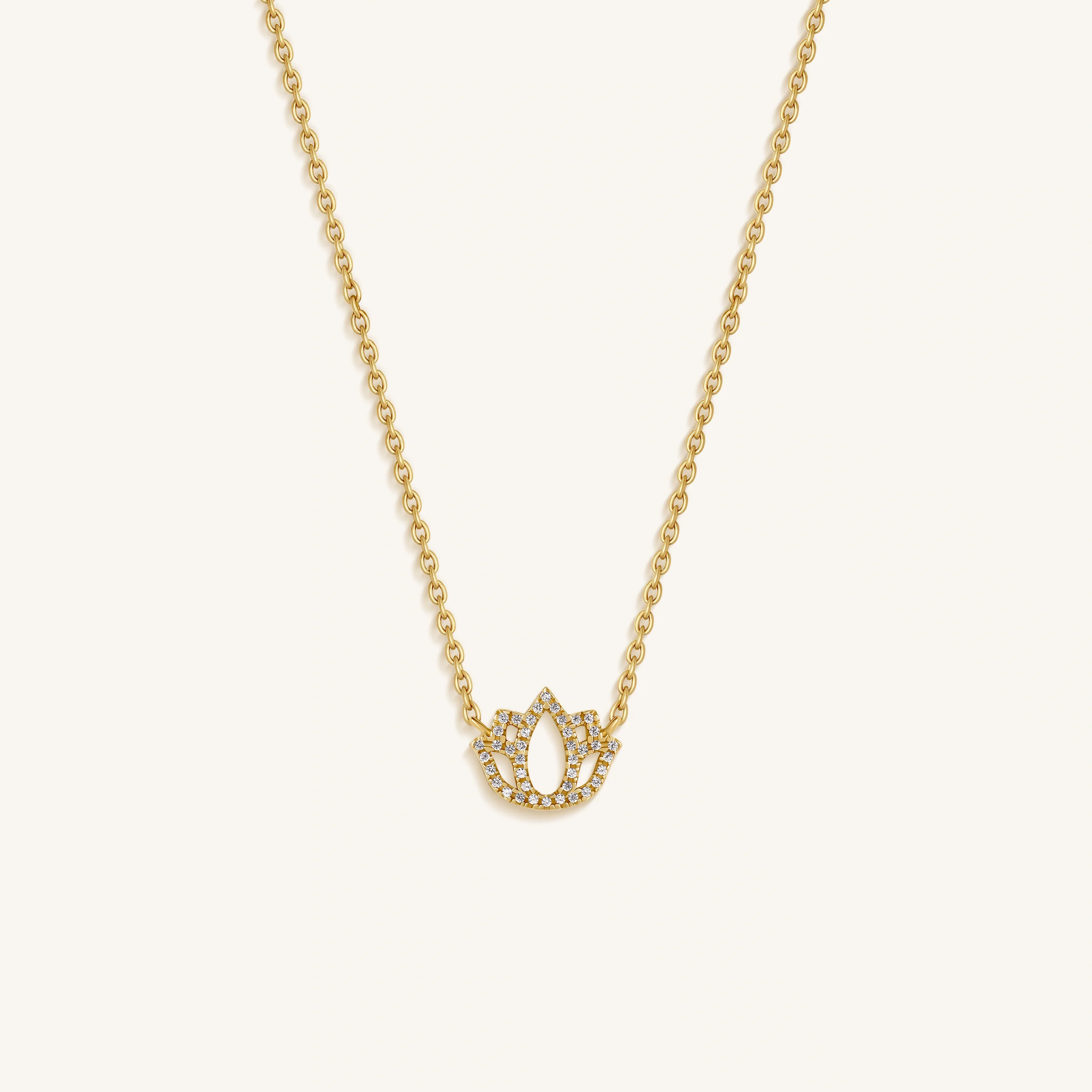 Ethereal Blossom Lotus Pendant Harmony Necklace