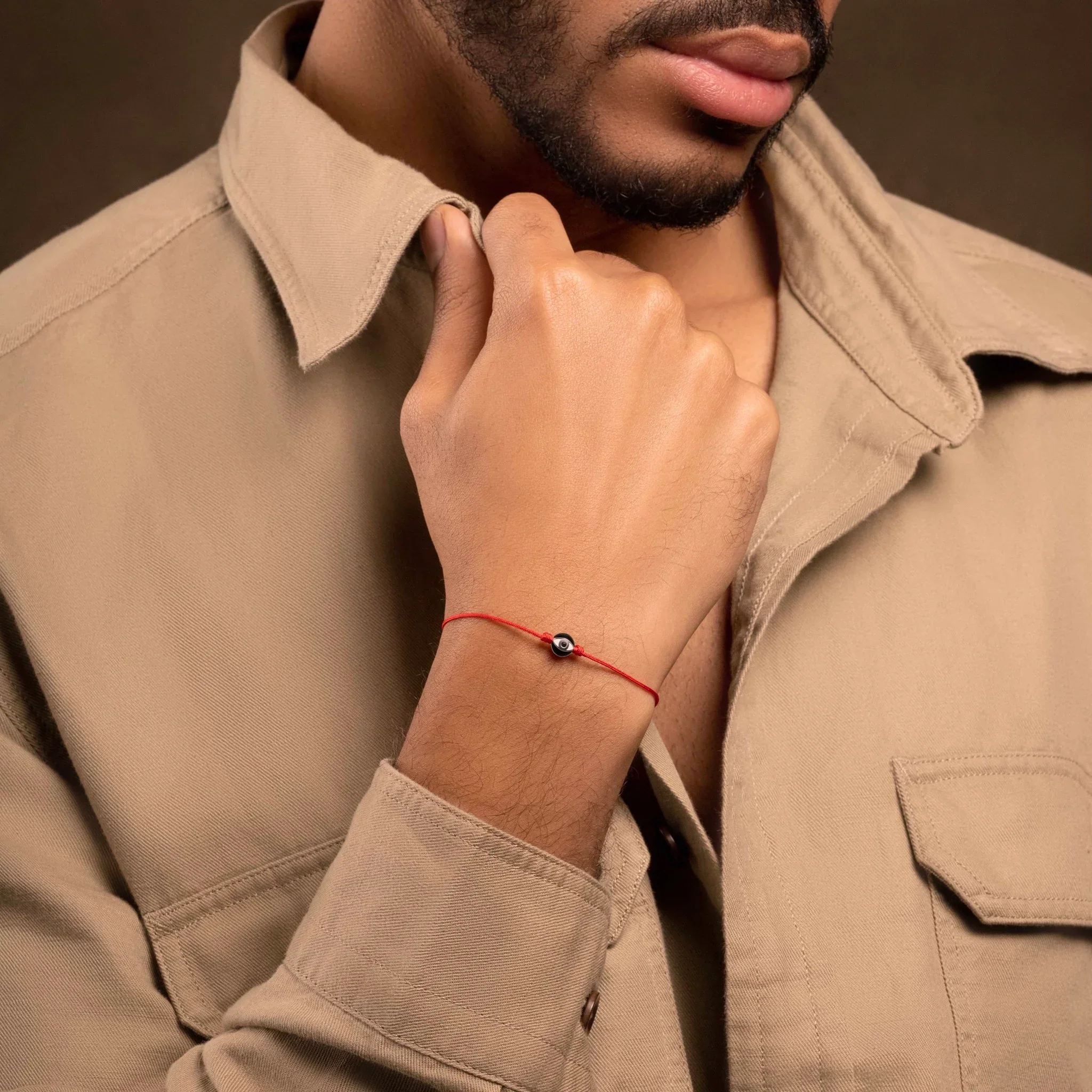 Fierce Protector Evil Eye Red String Bracelet - Image 2