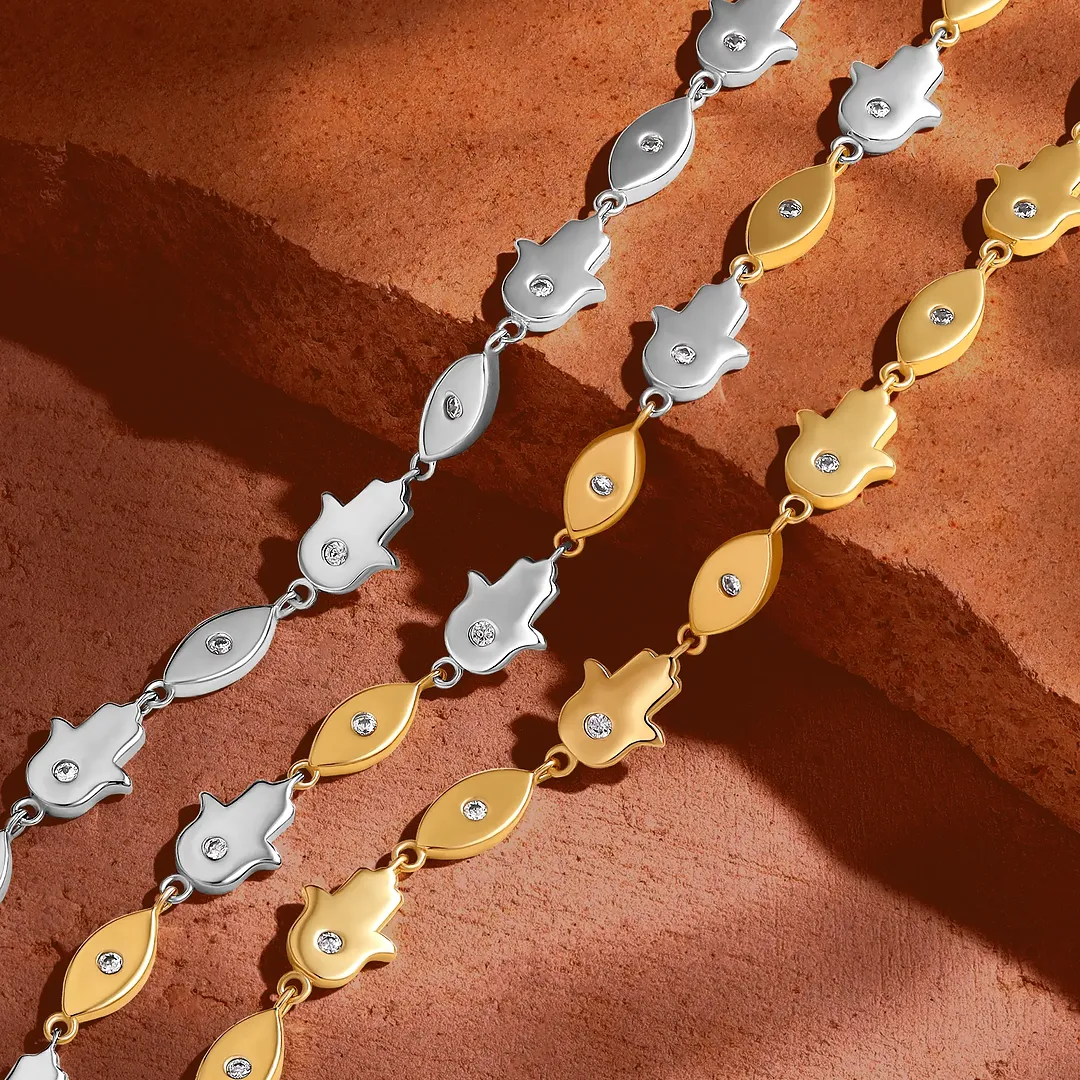 Fortune Alignment Evil Eye & Hamsa Bracelet - Image 3