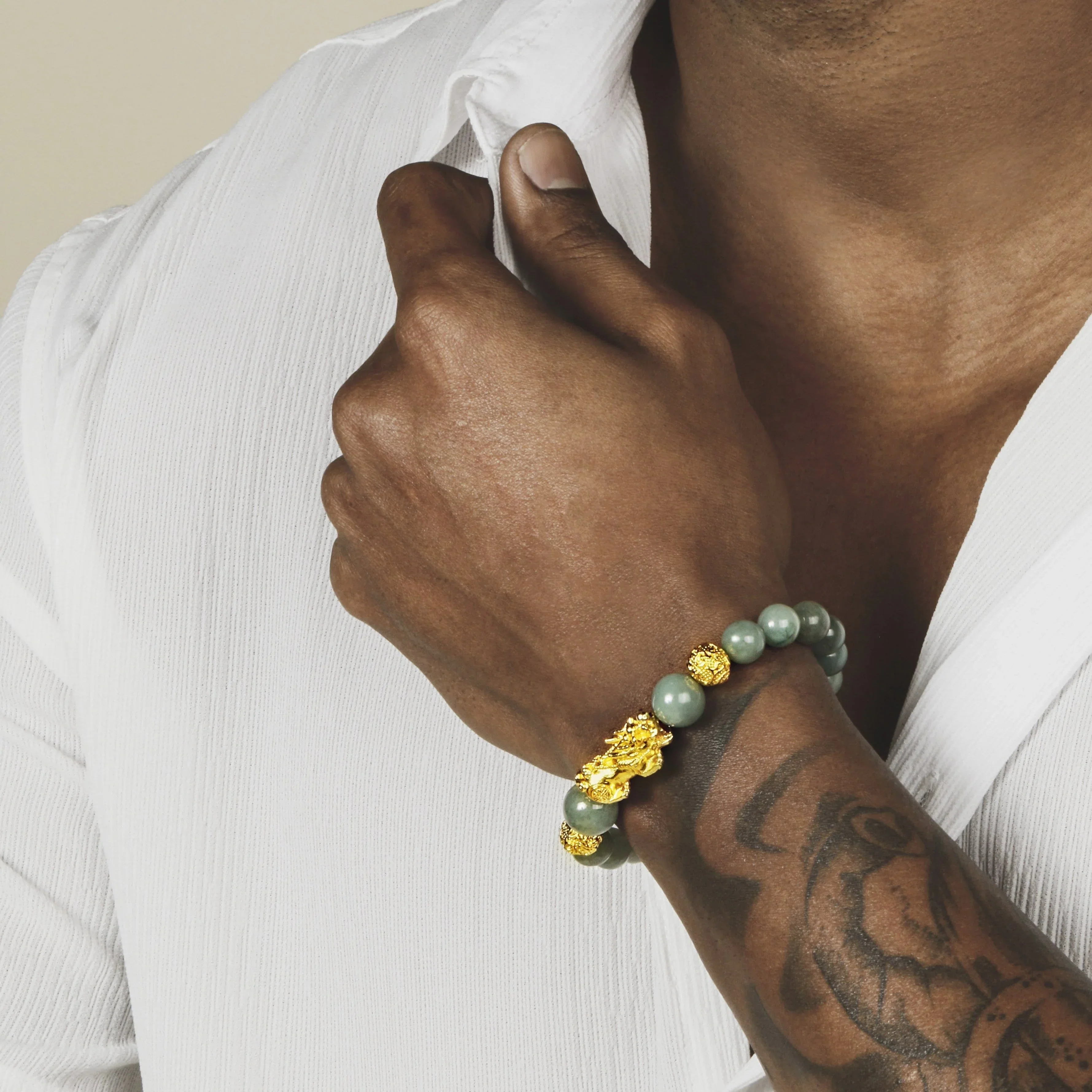 Fulfillment of Potential Jade Dragon Bracelet - Image 2