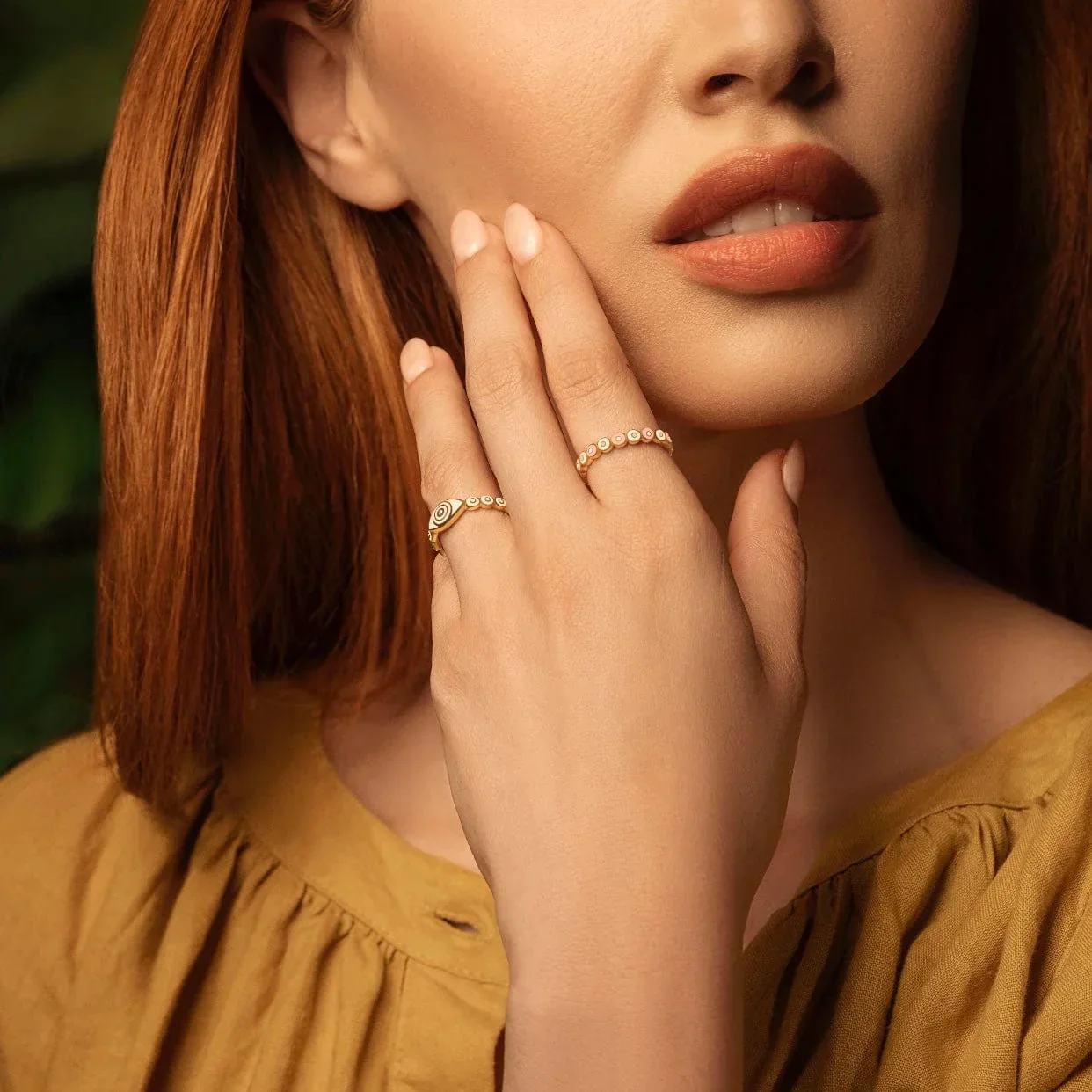 Gentle Expression - Evil Eye Ring - Image 2