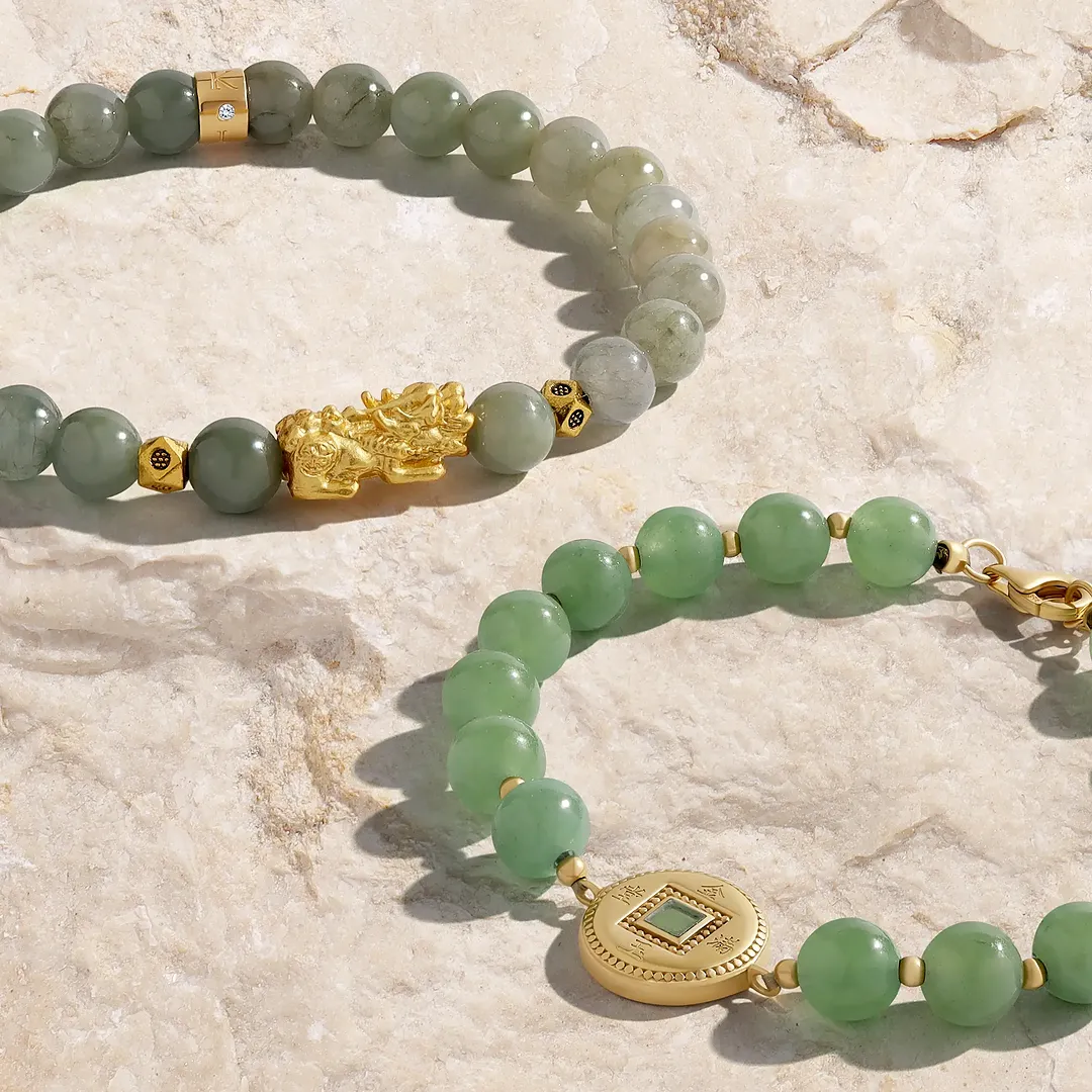 Untamed Spirit Jade Dragon Feng Shui Bracelet - Image 3