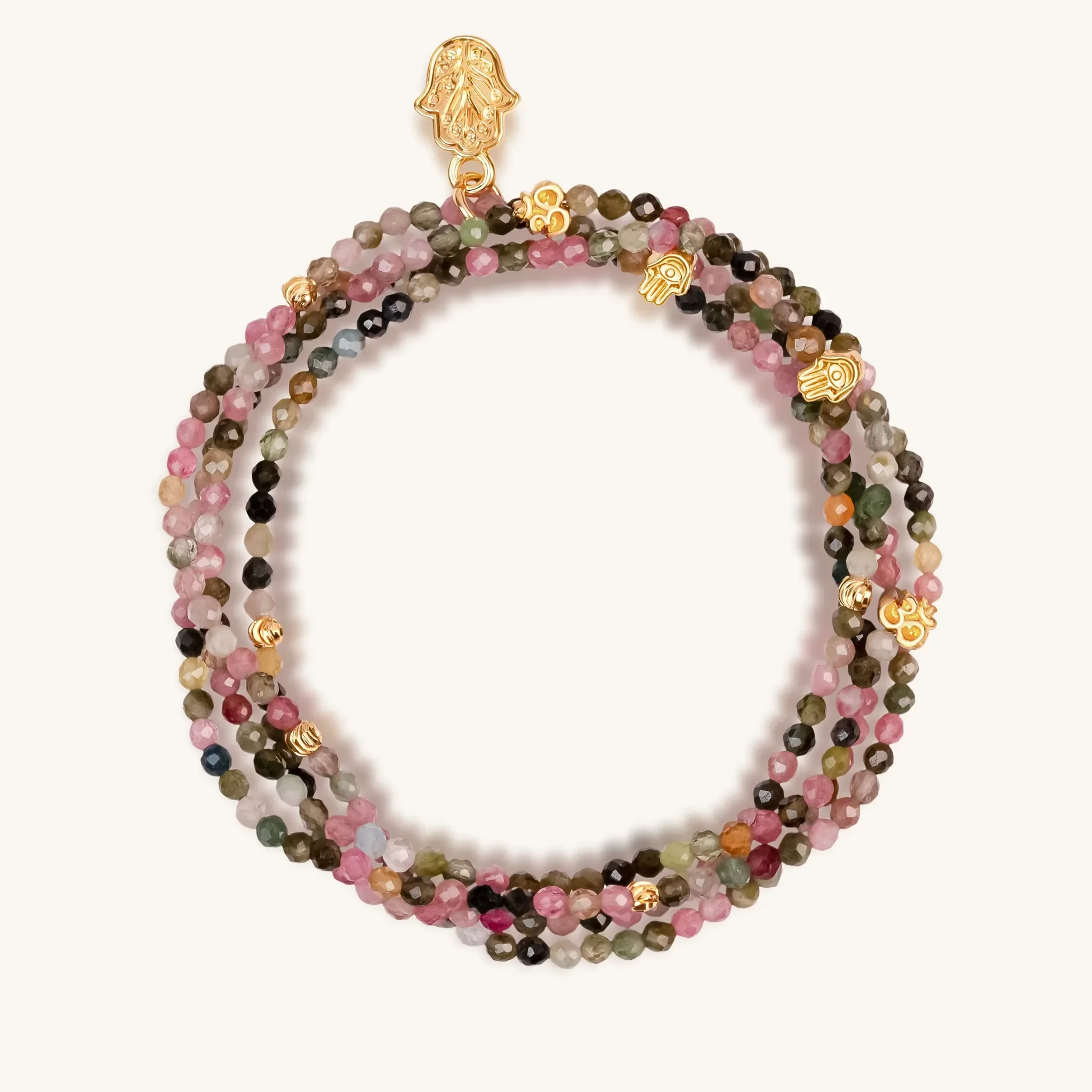 Peace and Protection Tourmaline Wrap Bracelet