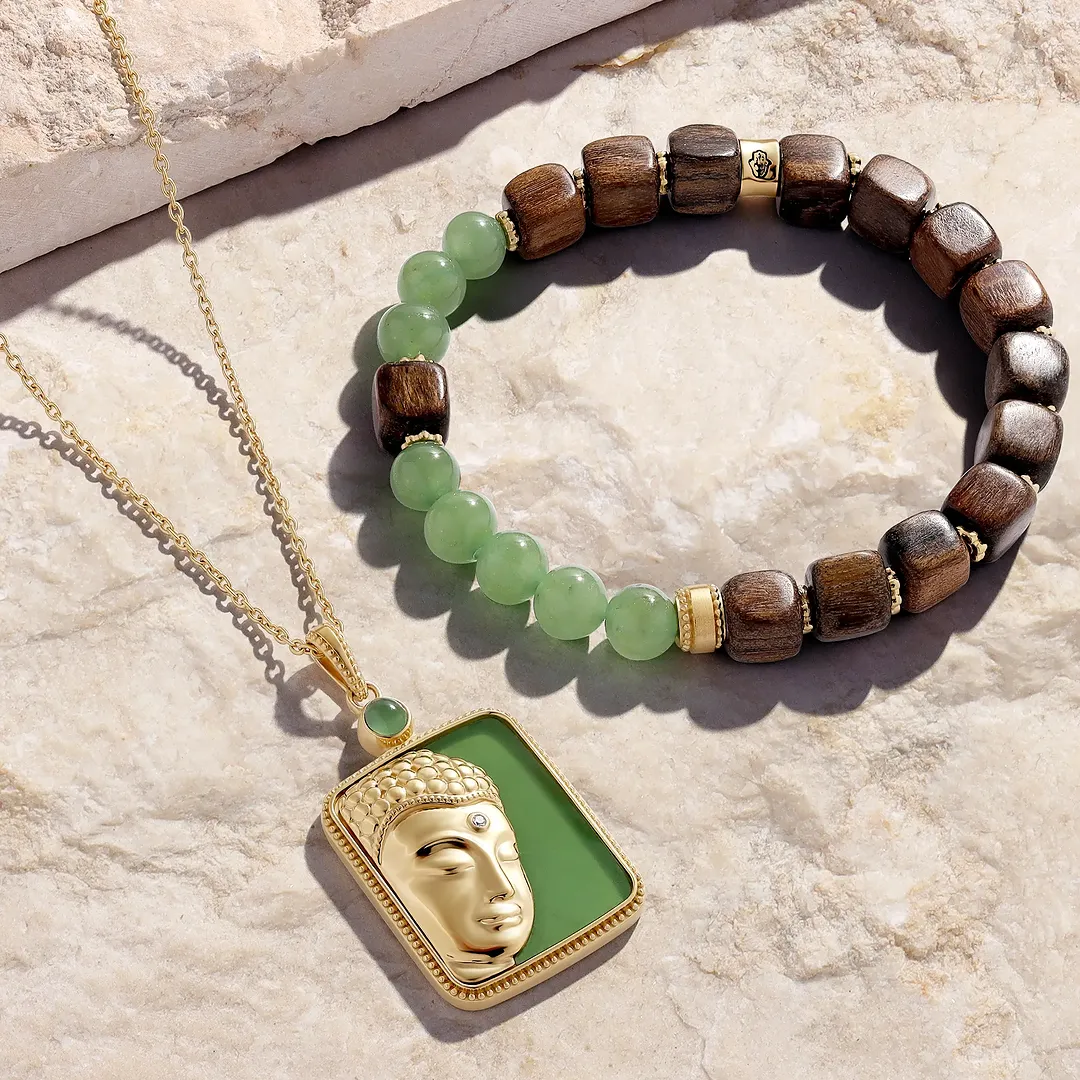 Graceful Balance Agarwood & Jadeite Bracelet - Image 3