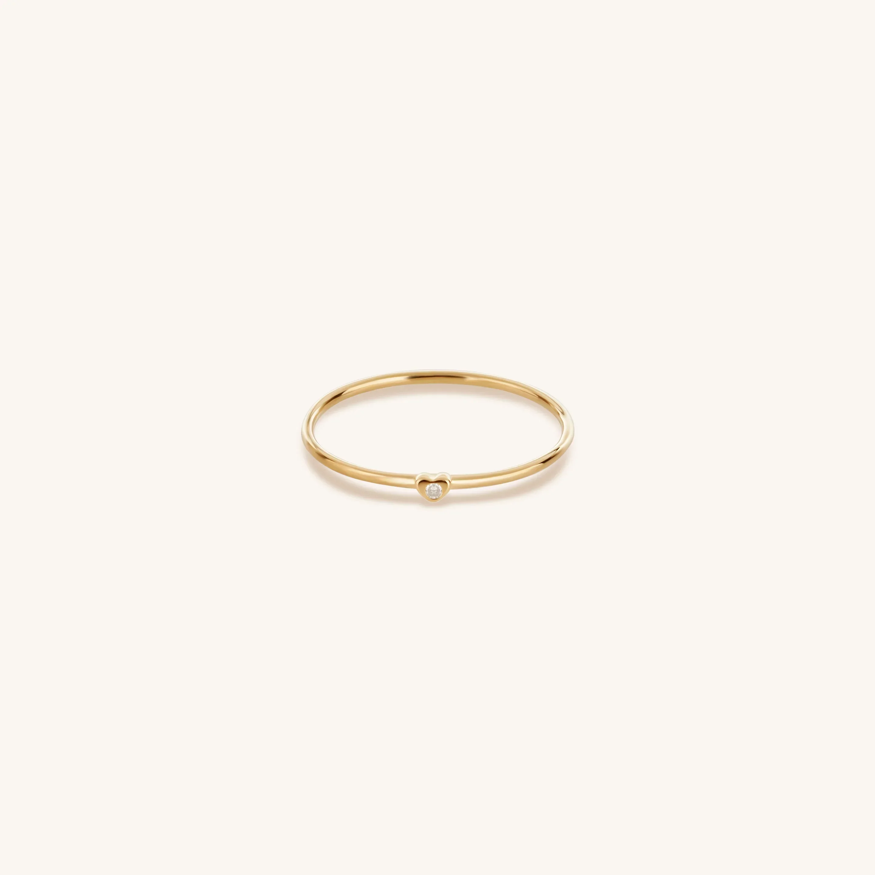 Grounded in Compassion Diamond Heart Ring - Image 3