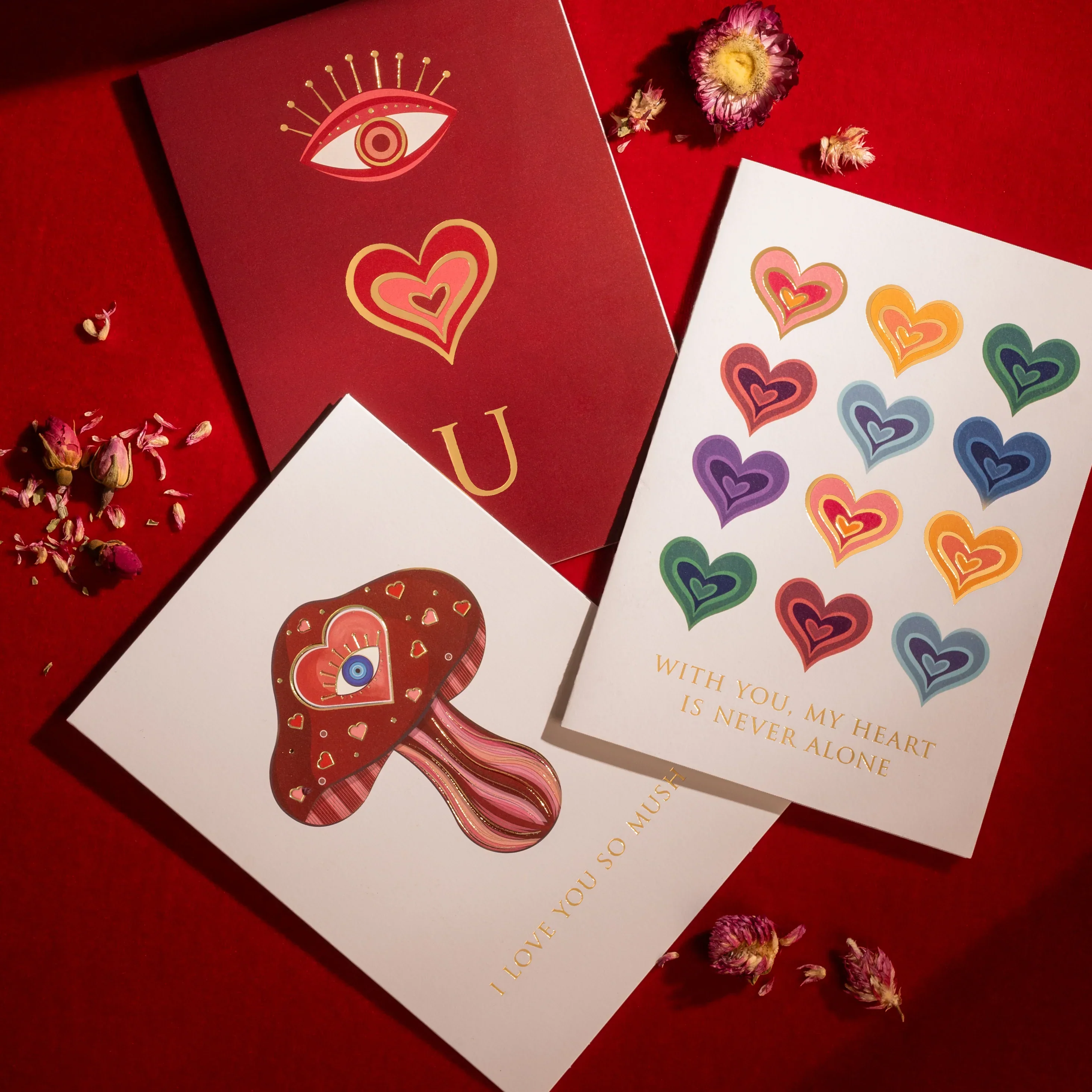 Lustrious Heart Valentine’s Day Card - Image 2