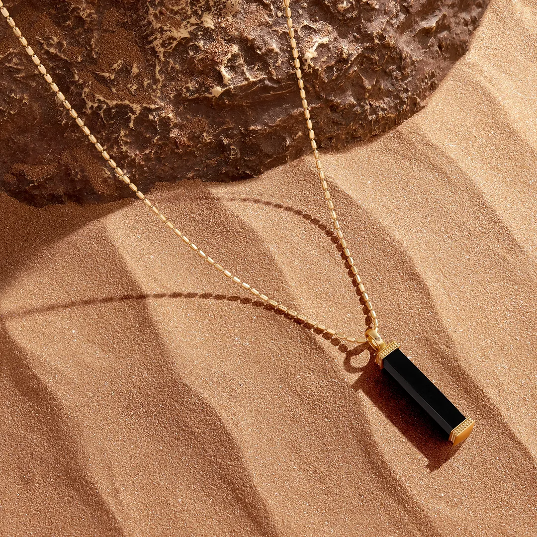 Guided Strength Black Onyx Necklace