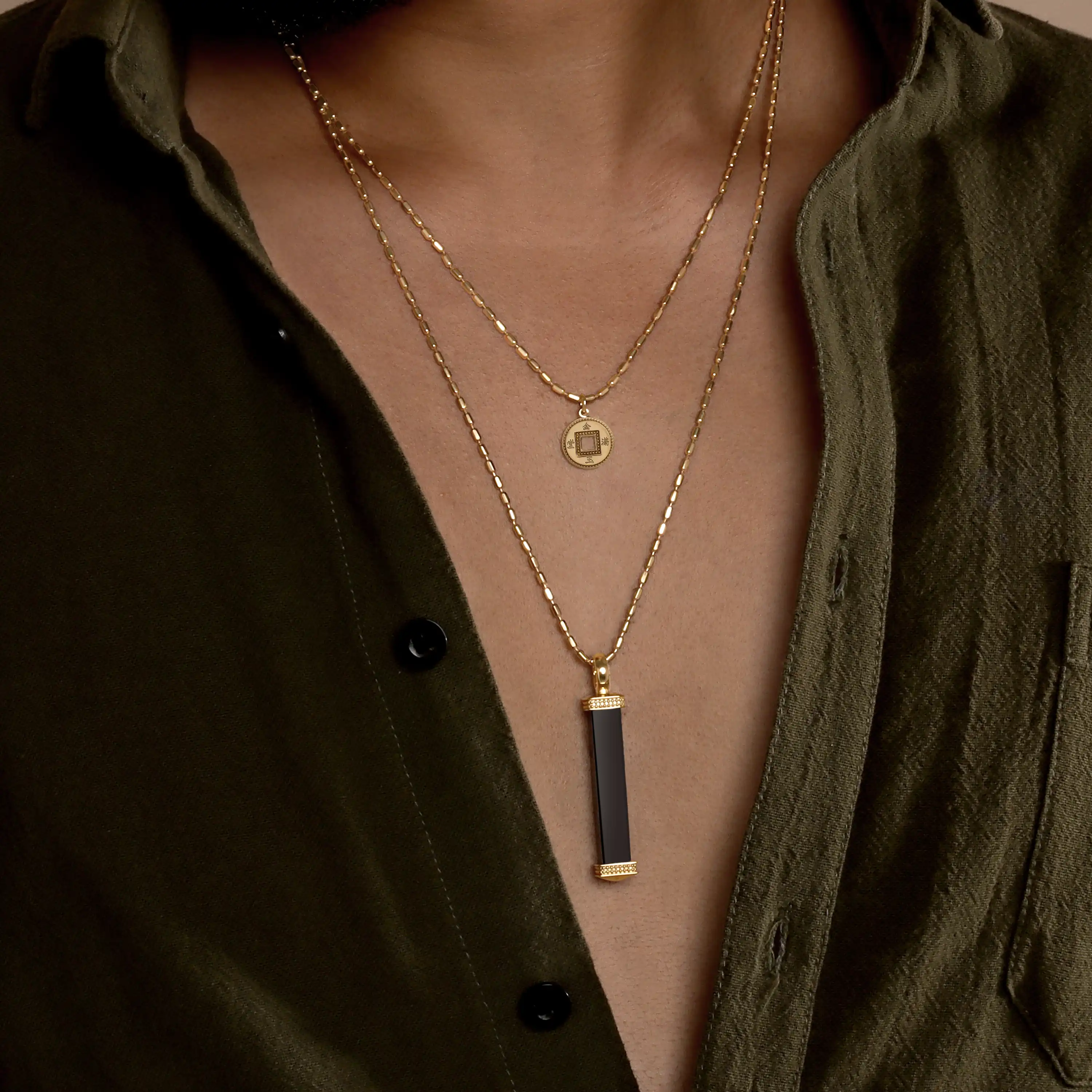 Guided Strength Black Onyx Necklace - Image 4