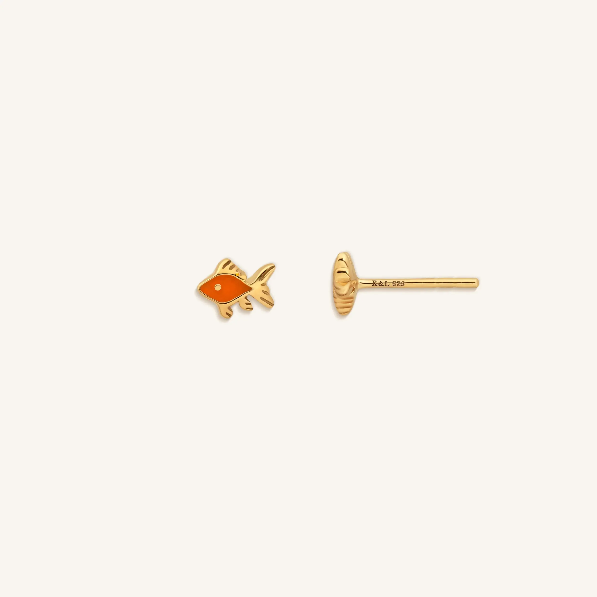 Harmonious Flow Fish Earrings - Image 3