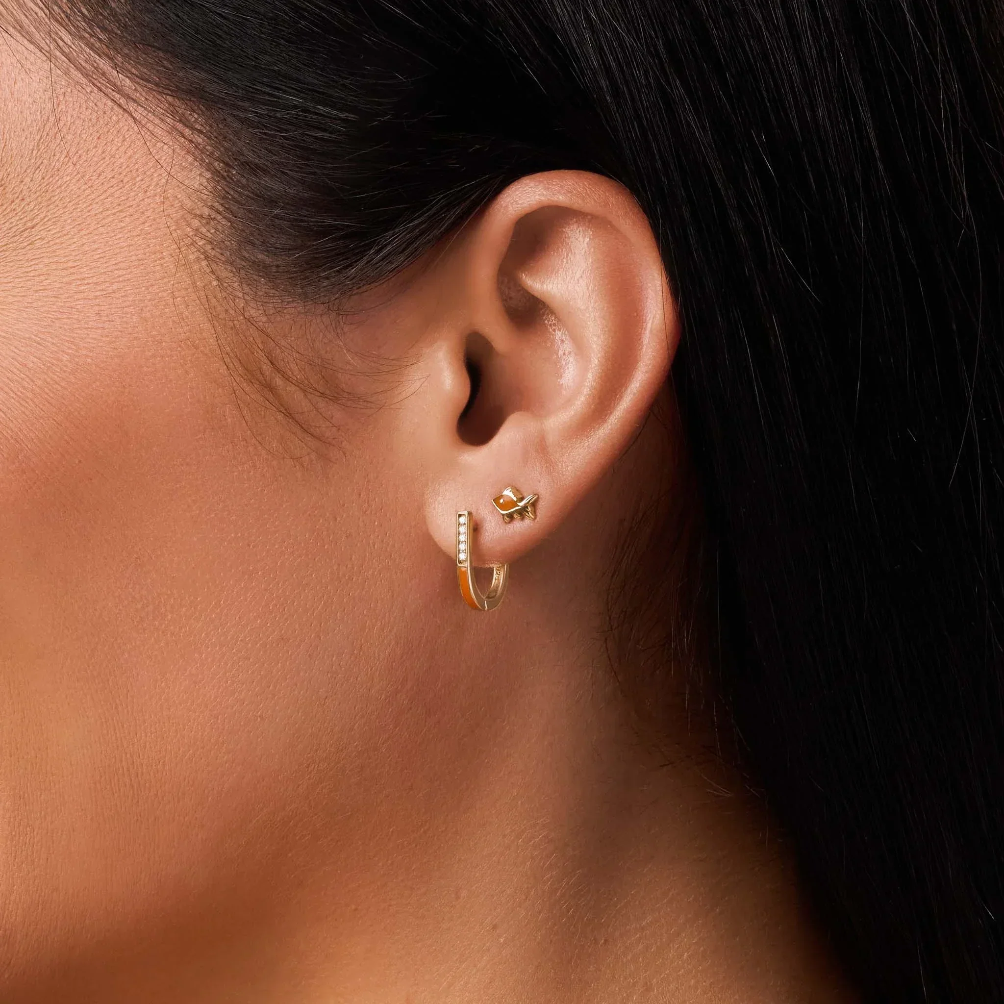 Harmonious Flow Fish Earrings - Image 5